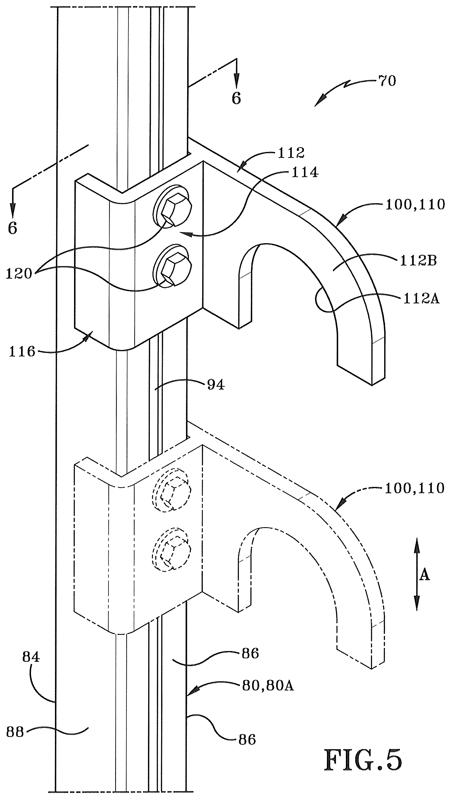 Patent US12460368 Figure 6 – End cap assembly for a trench box and method of utilization thereof