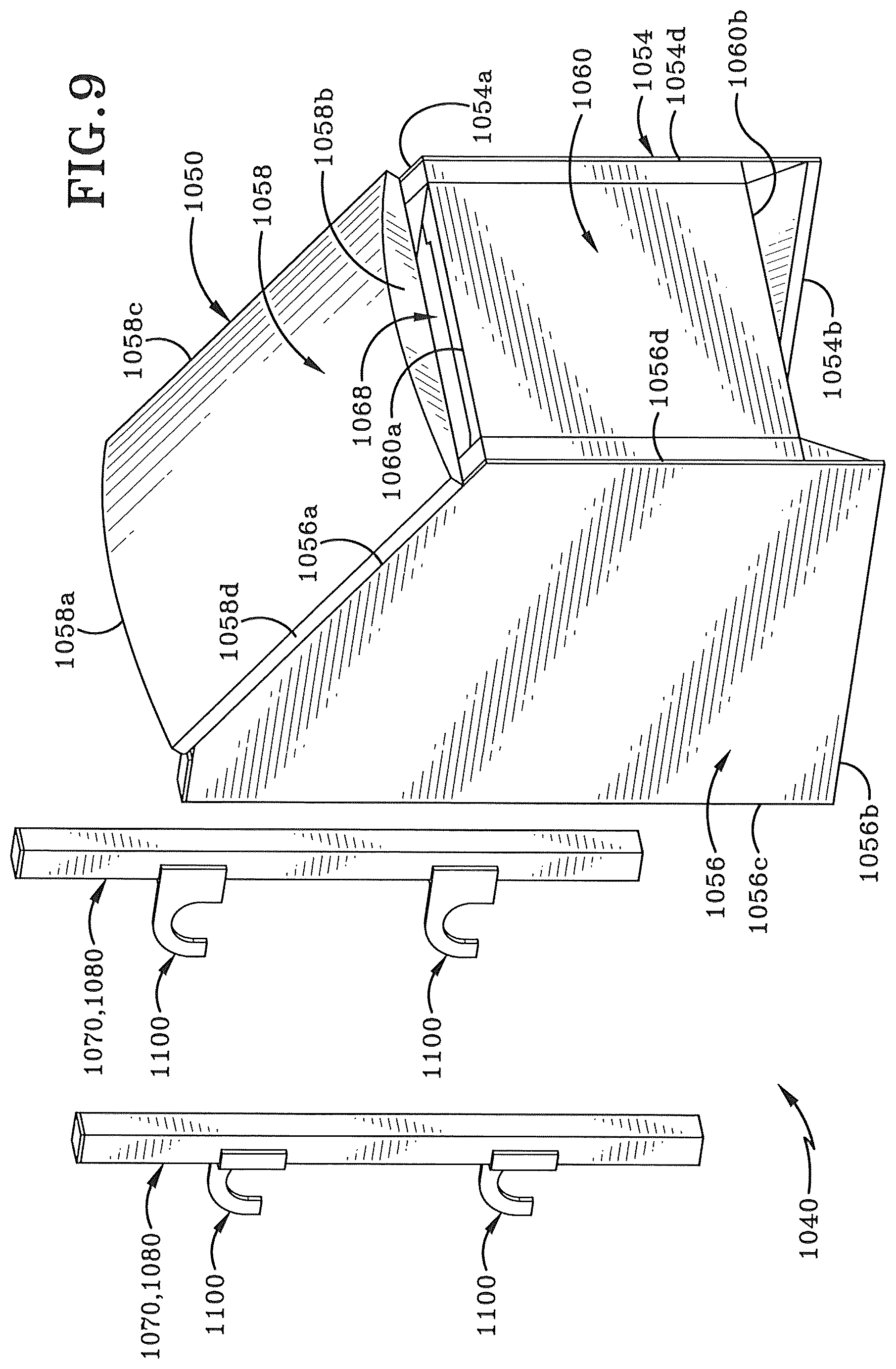 Patent US12460368 Figure 10 – End cap assembly for a trench box and method of utilization thereof