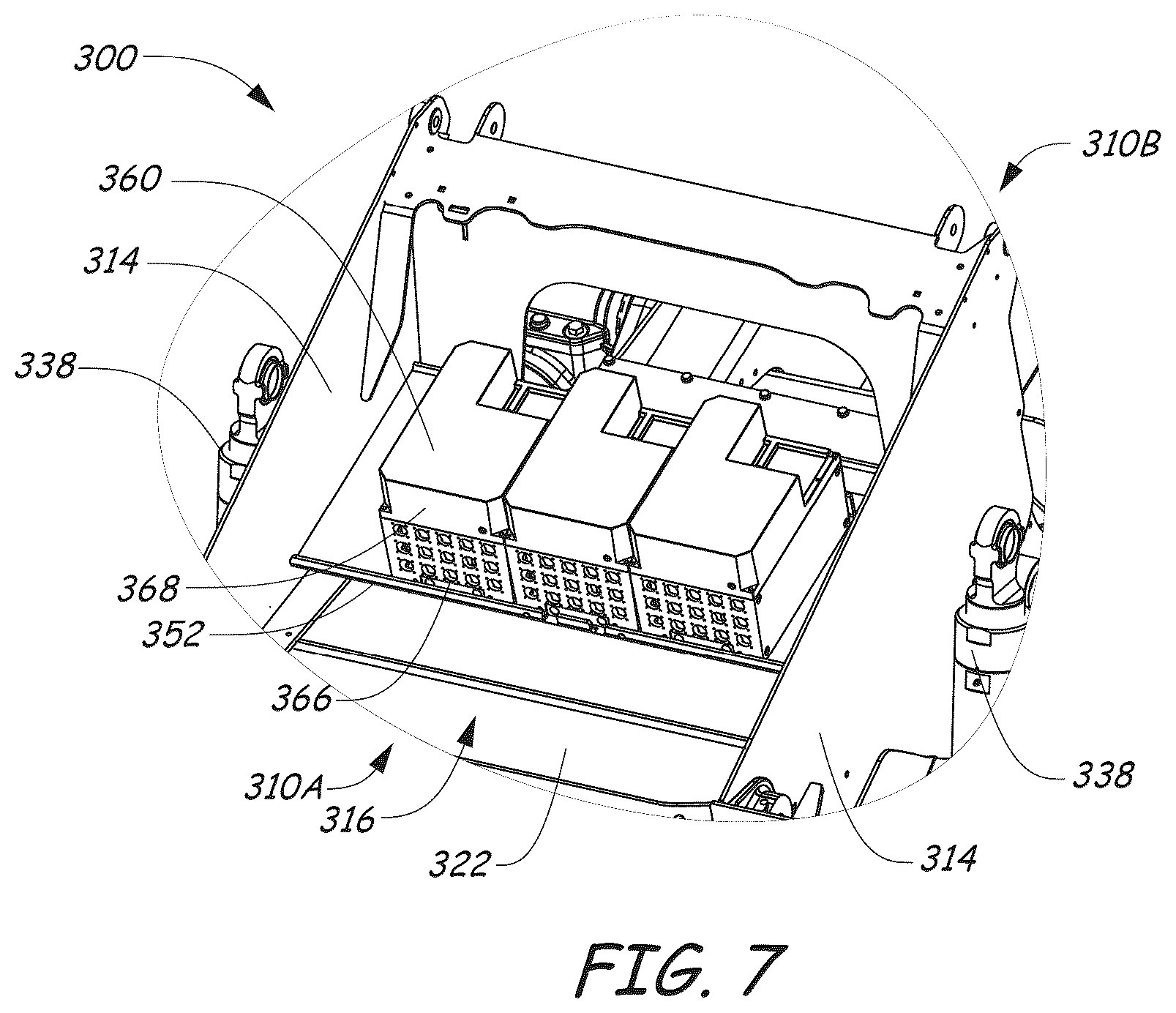 Patent US12460371 Figure 7 – Electrically powered power machine