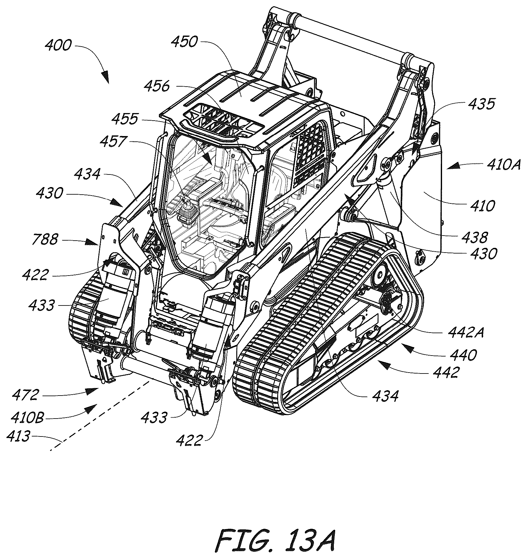 Patent US12460371 Figure 12 – Electrically powered power machine
