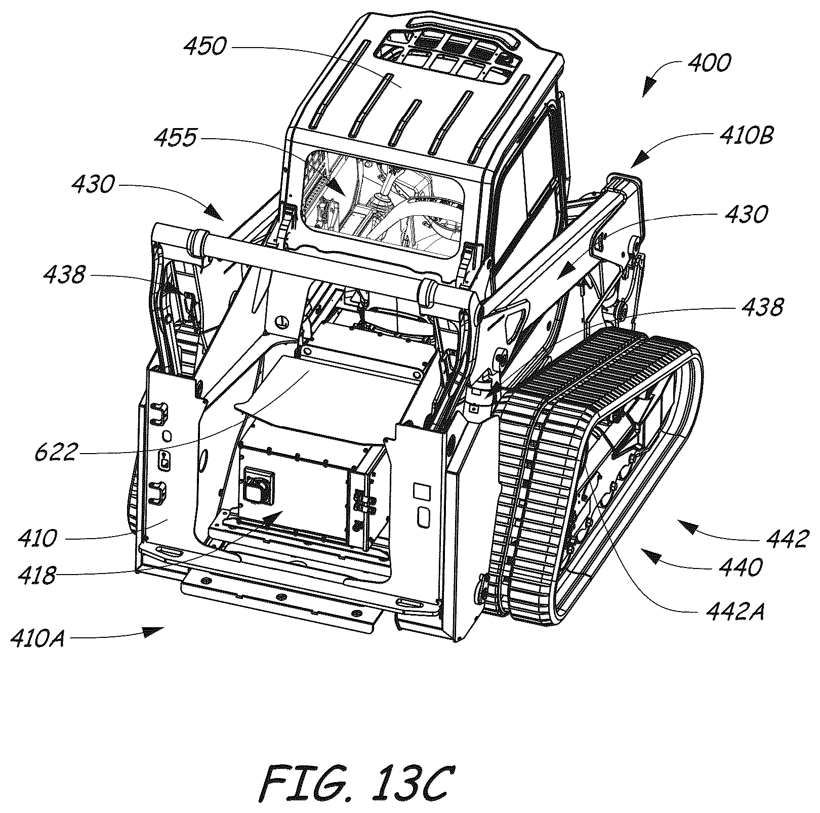 Patent US12460371 Figure 14 – Electrically powered power machine