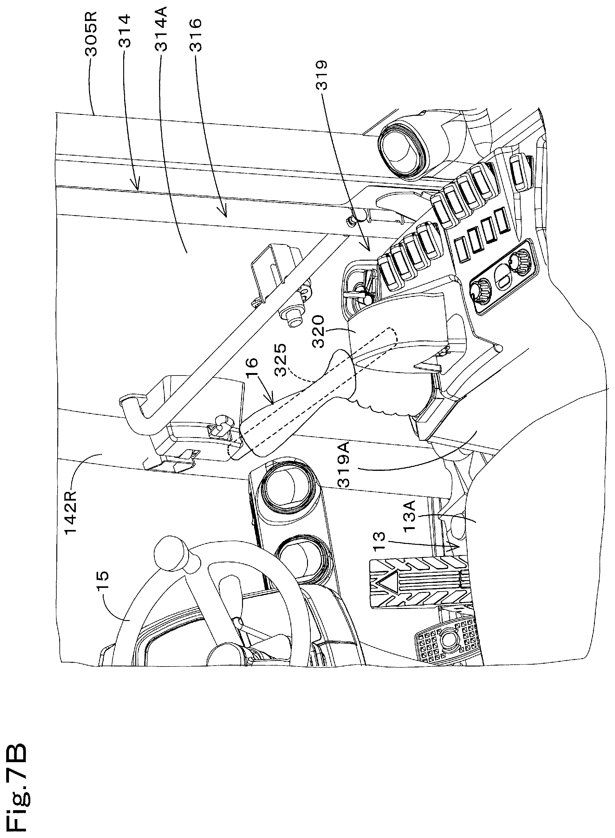 Patent US12460372 Figure 9 – Working machine