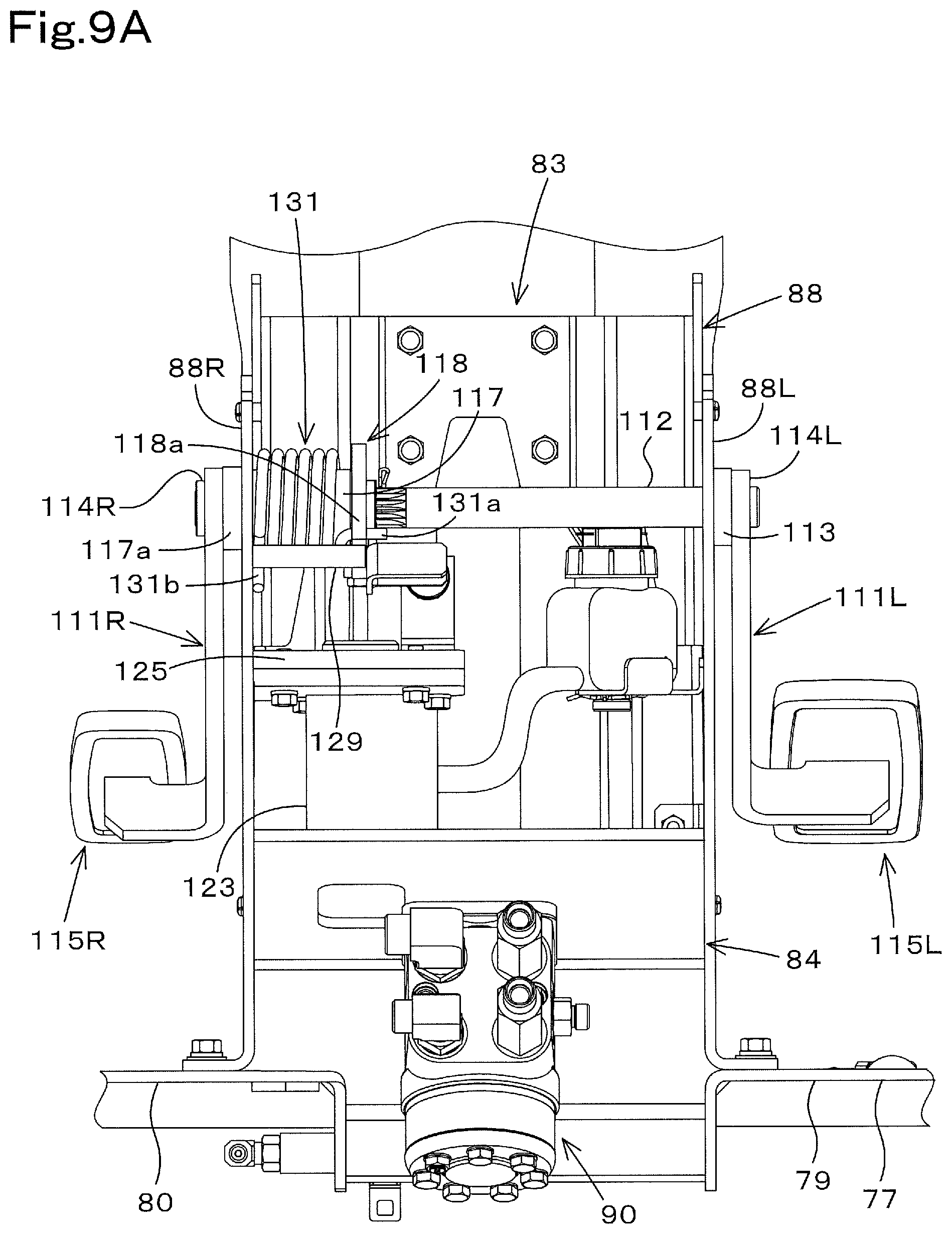 Patent US12460372 Figure 12 – Working machine