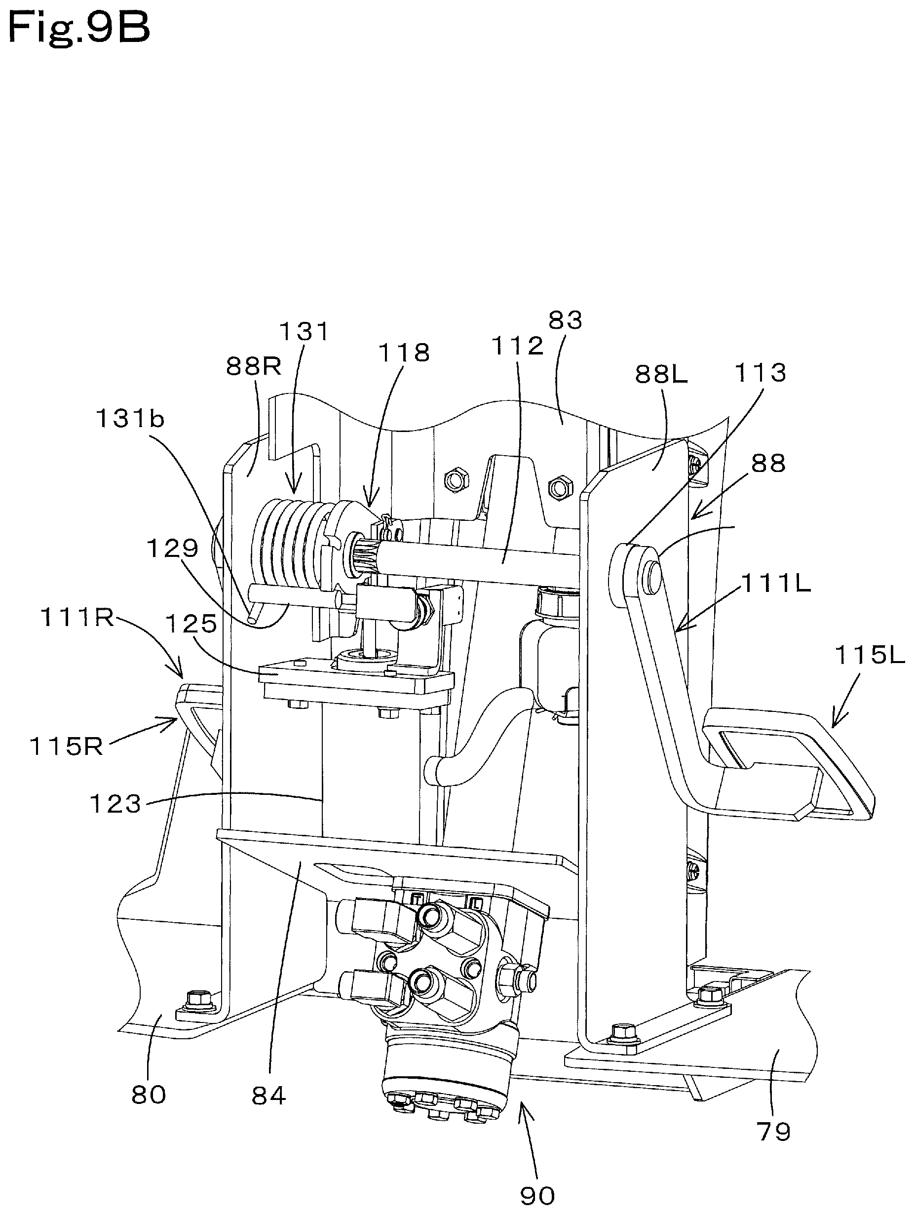 Patent US12460372 Figure 13 – Working machine