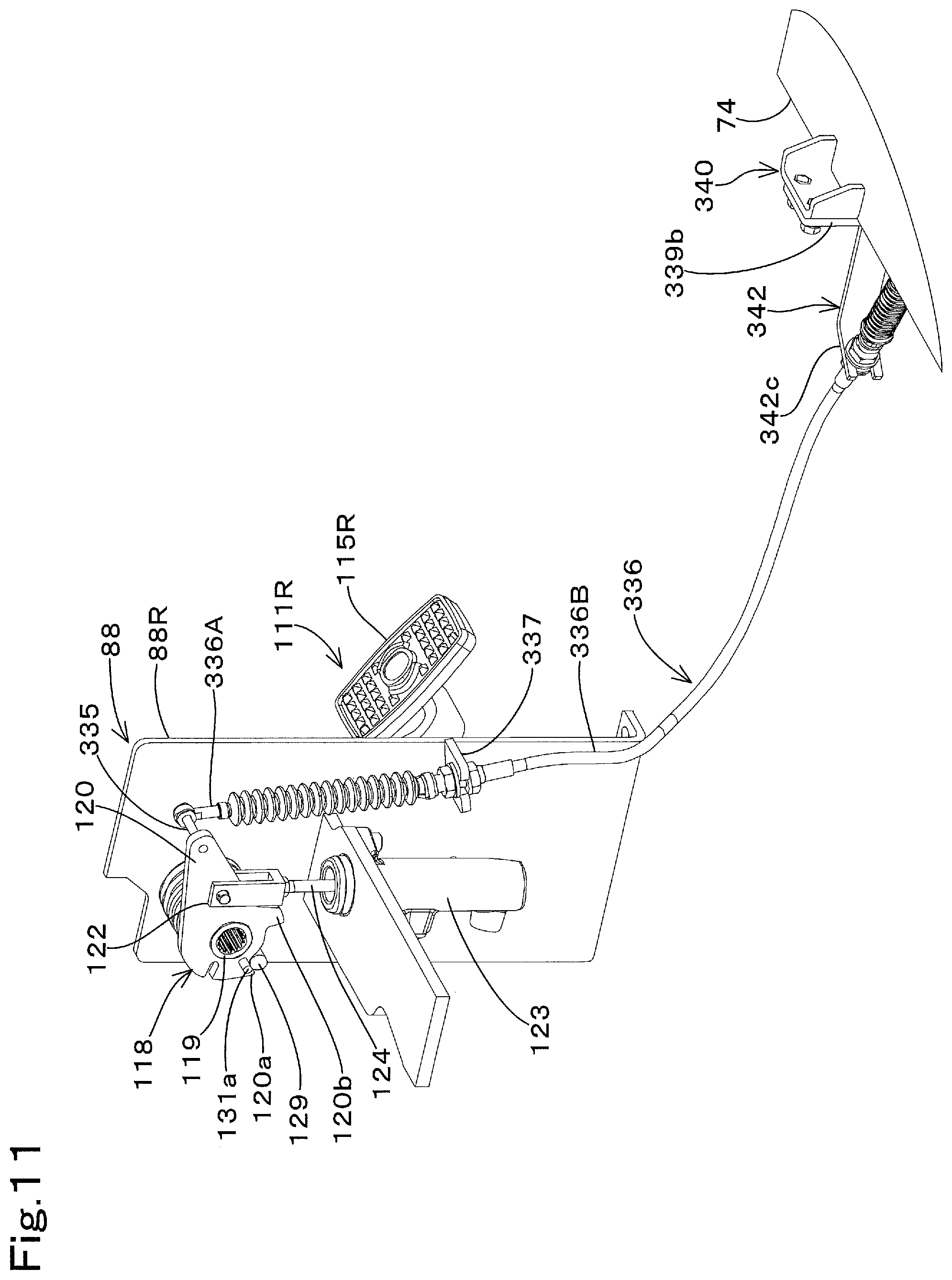 Patent US12460372 Figure 15 – Working machine