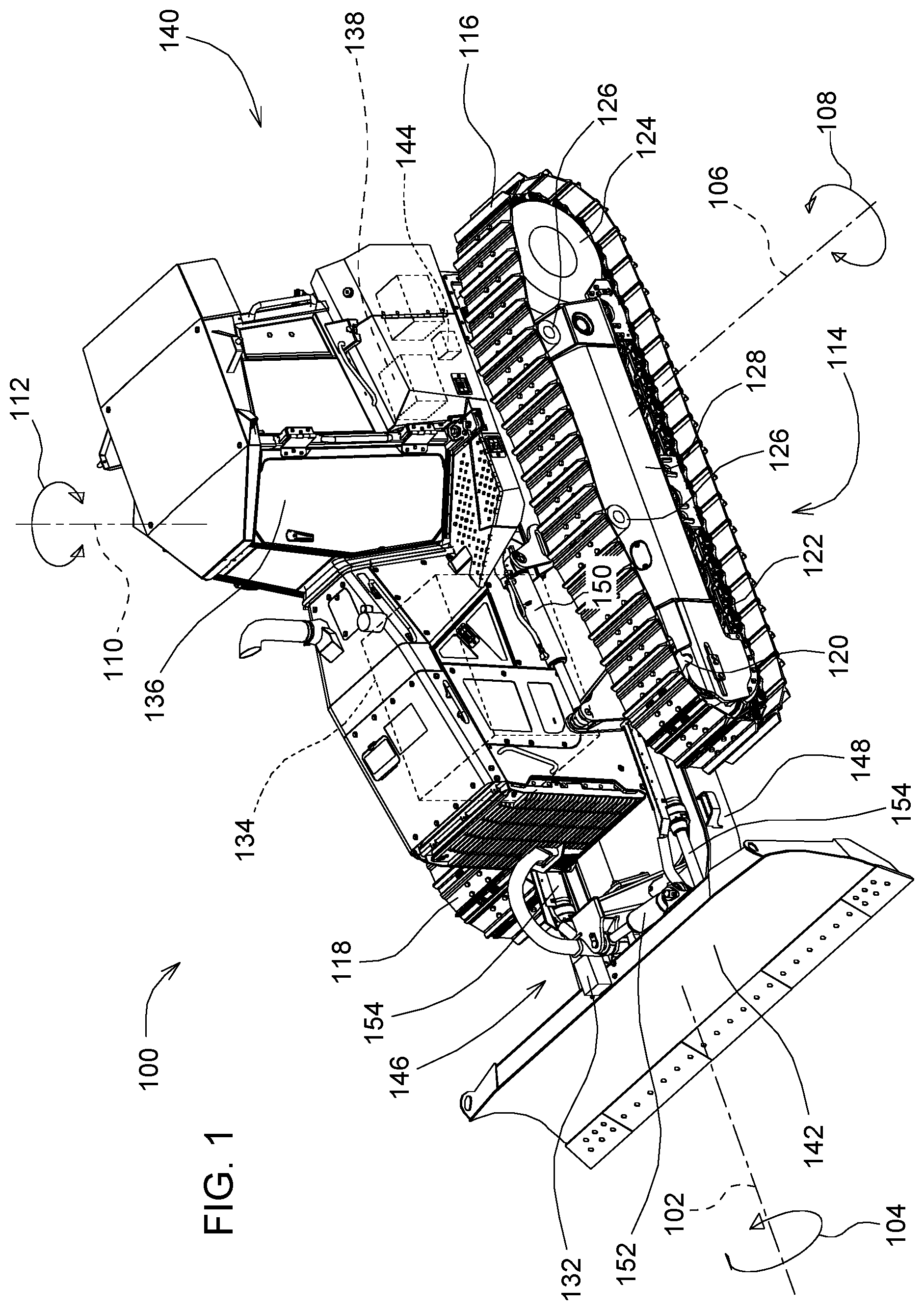 Patent US12460376 Figure 1 – Elevation increment-decrement with slope control