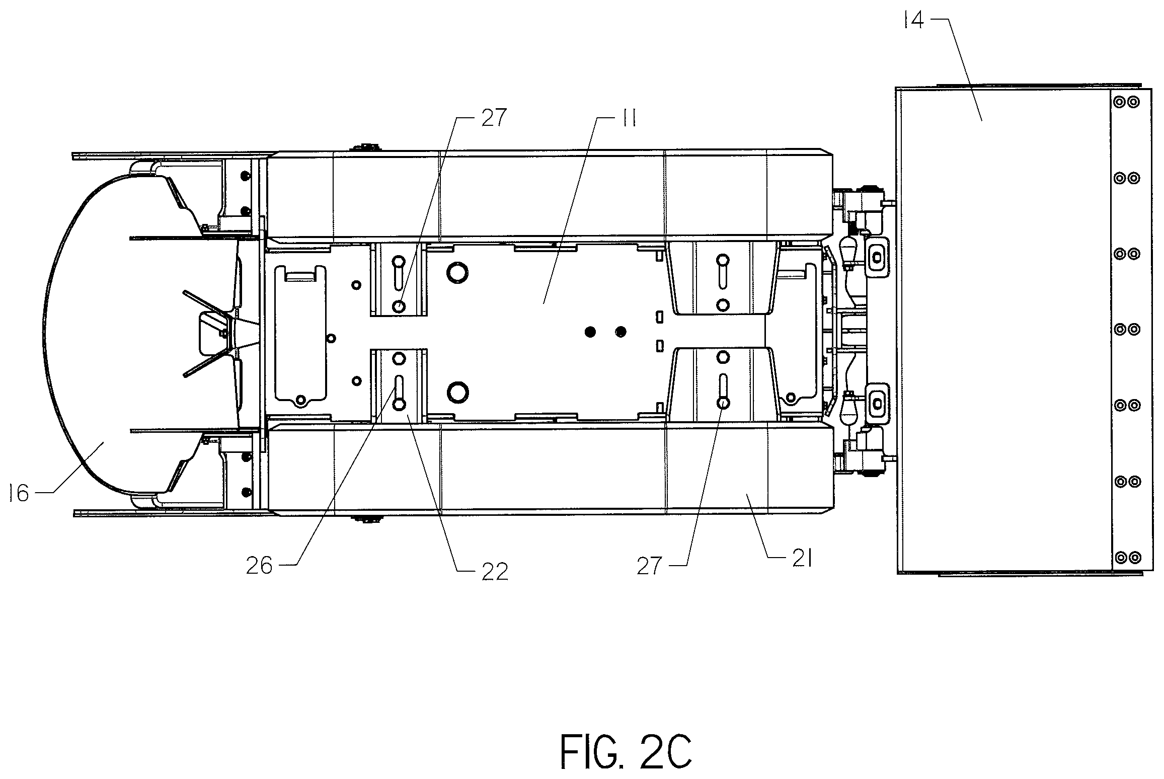 Patent US12460377 Figure 4 – Adjustable tracks