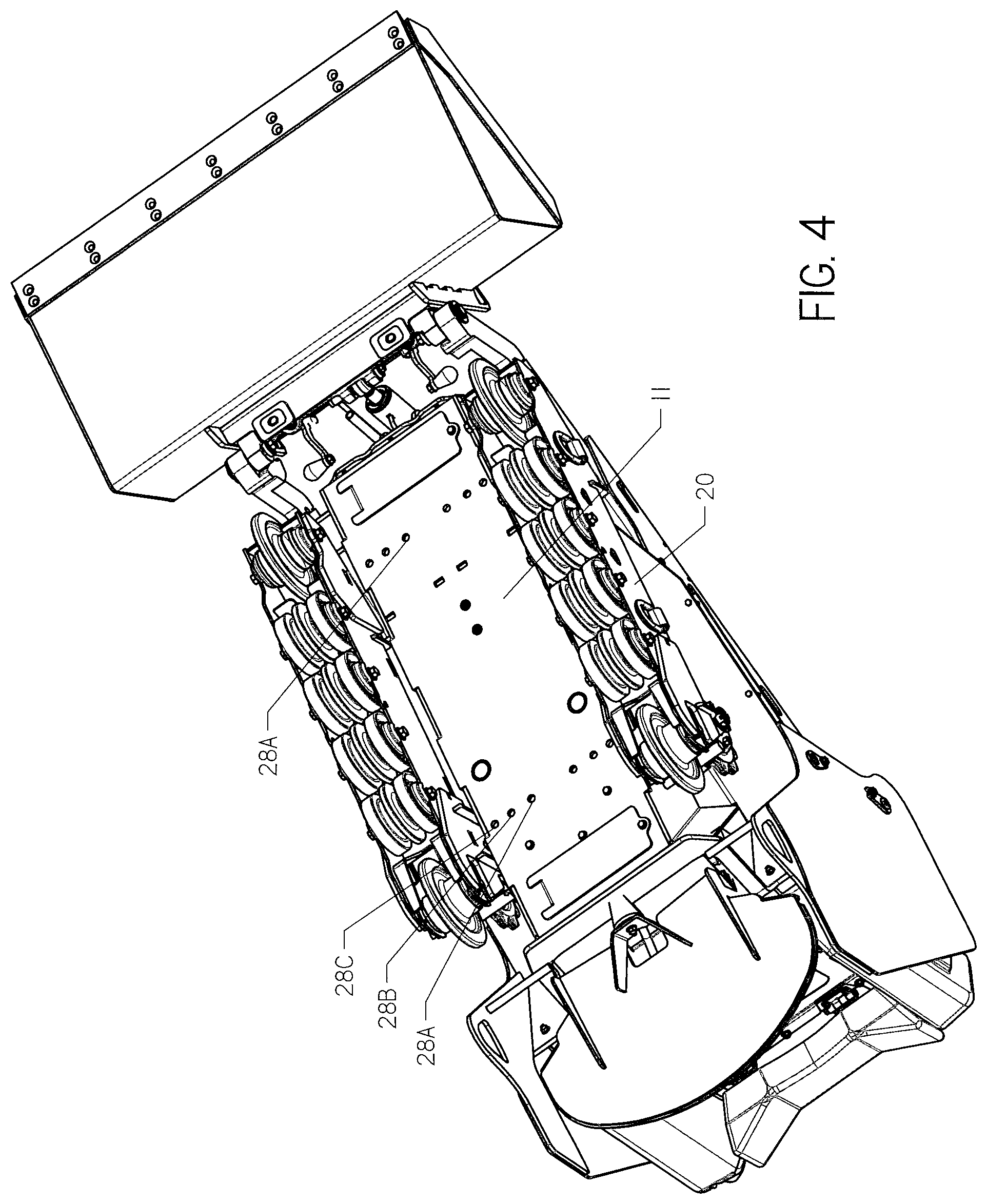Patent US12460377 Figure 7 – Adjustable tracks