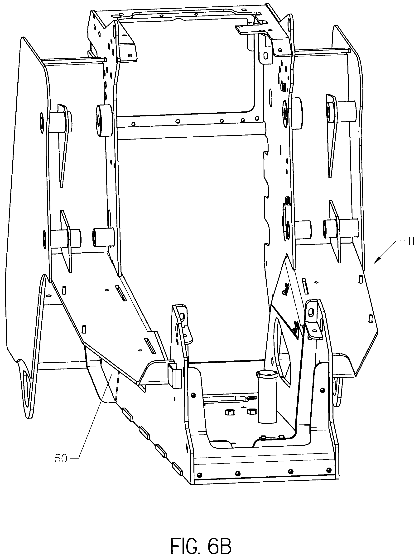 Patent US12460377 Figure 10 – Adjustable tracks