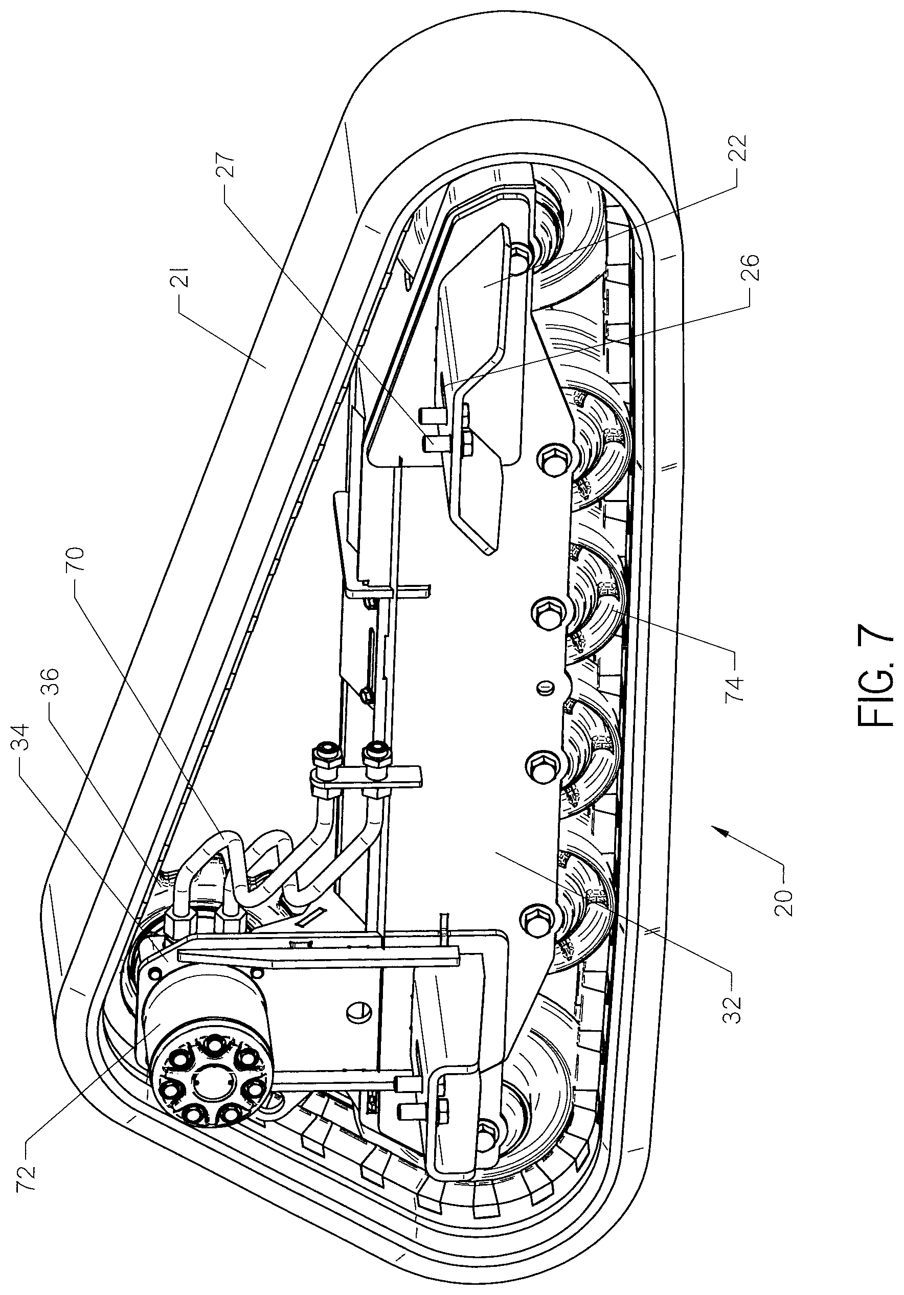 Patent US12460377 Figure 13 – Adjustable tracks