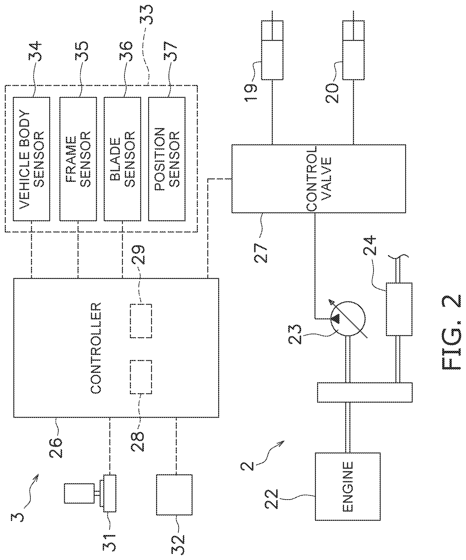 Patent US12460378 Figure 2 – Work machine and method for controlling work machine