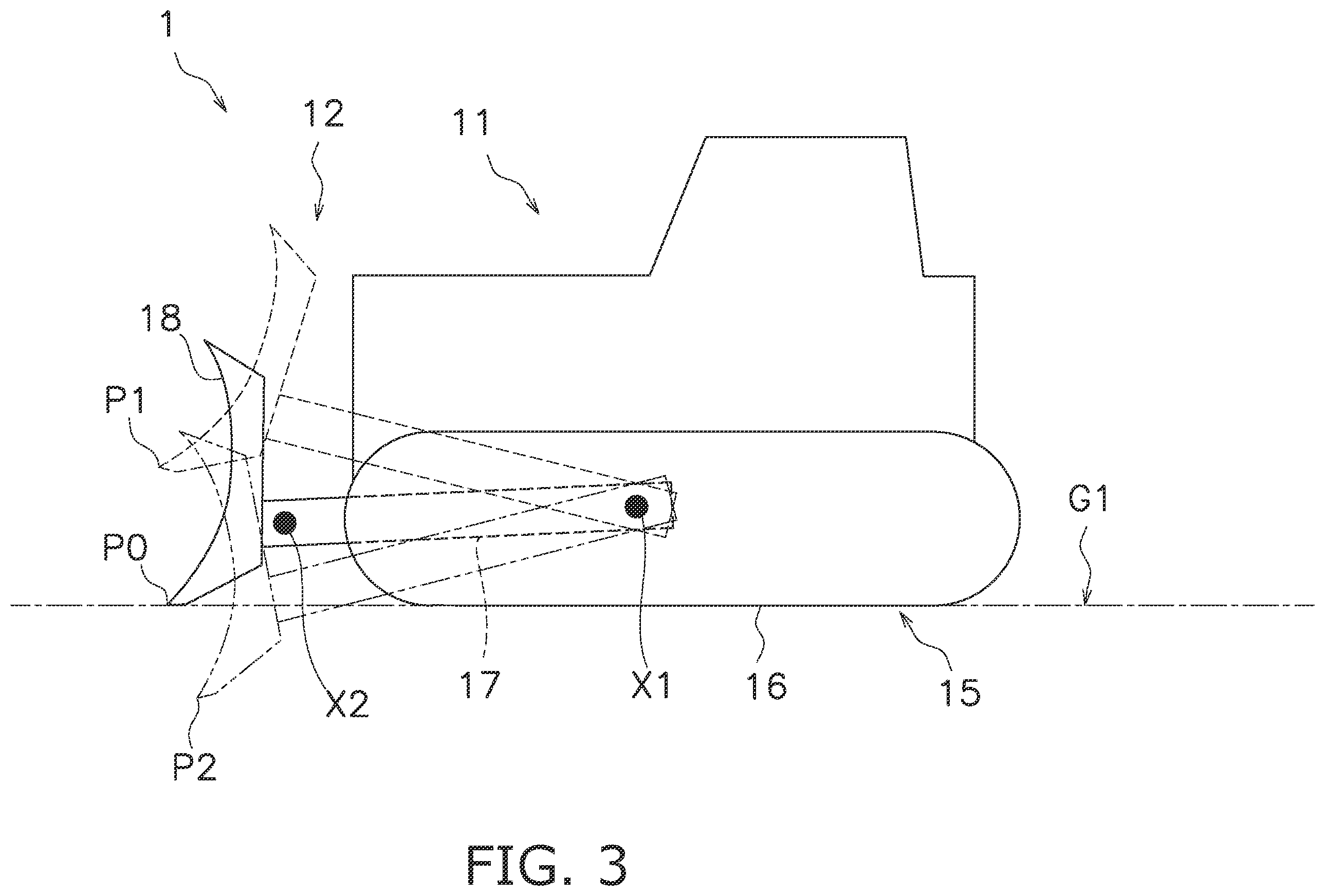 Patent US12460378 Figure 3 – Work machine and method for controlling work machine