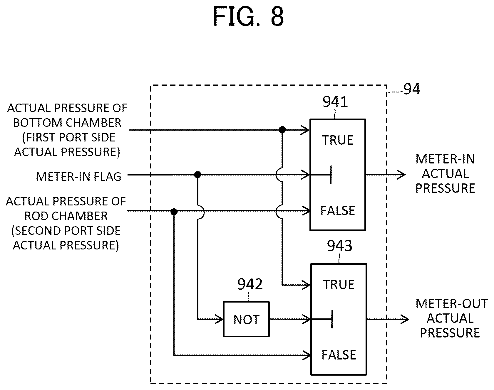 Patent US12460382 Figure 7 – Work machine