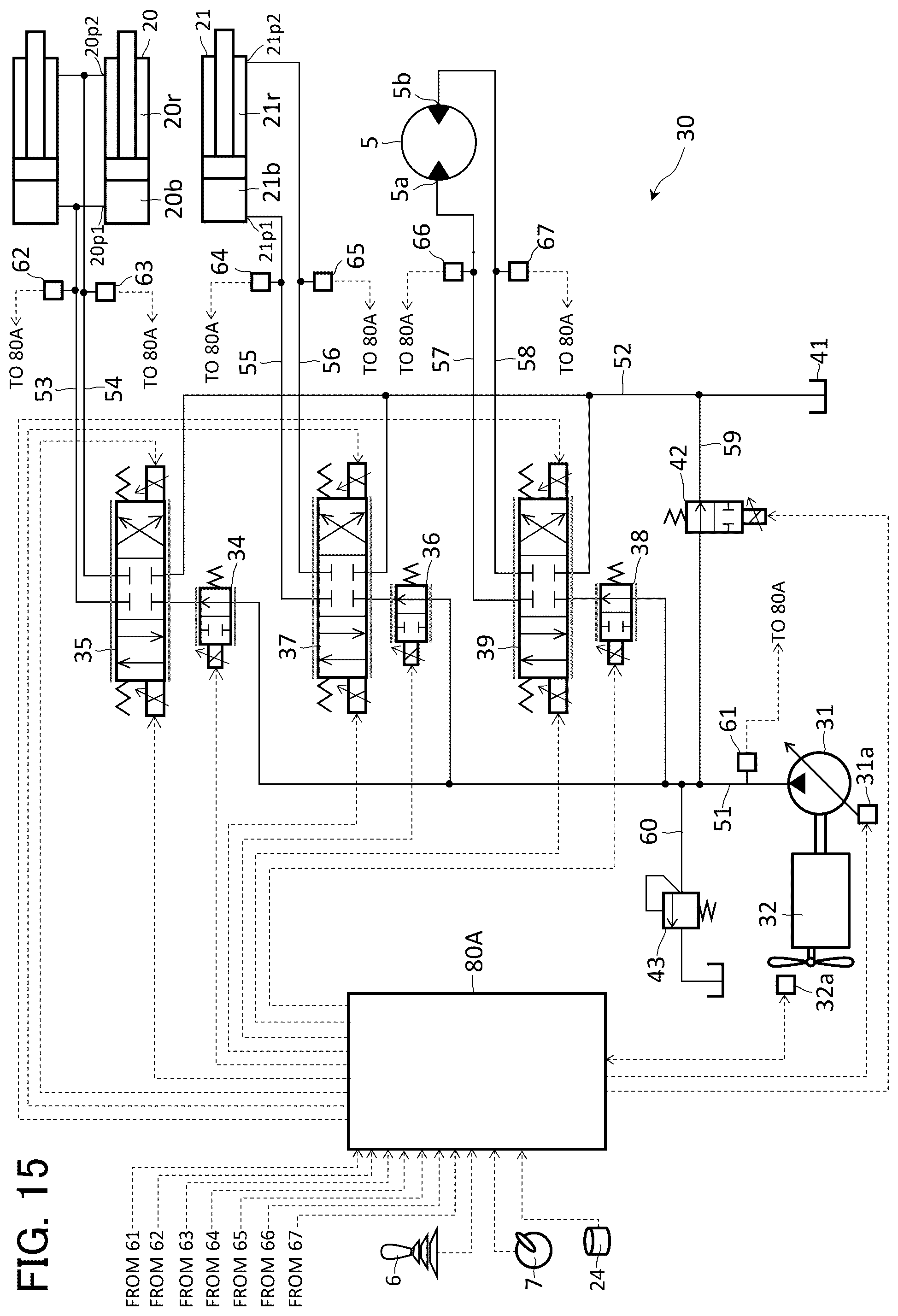 Patent US12460382 Figure 13 – Work machine