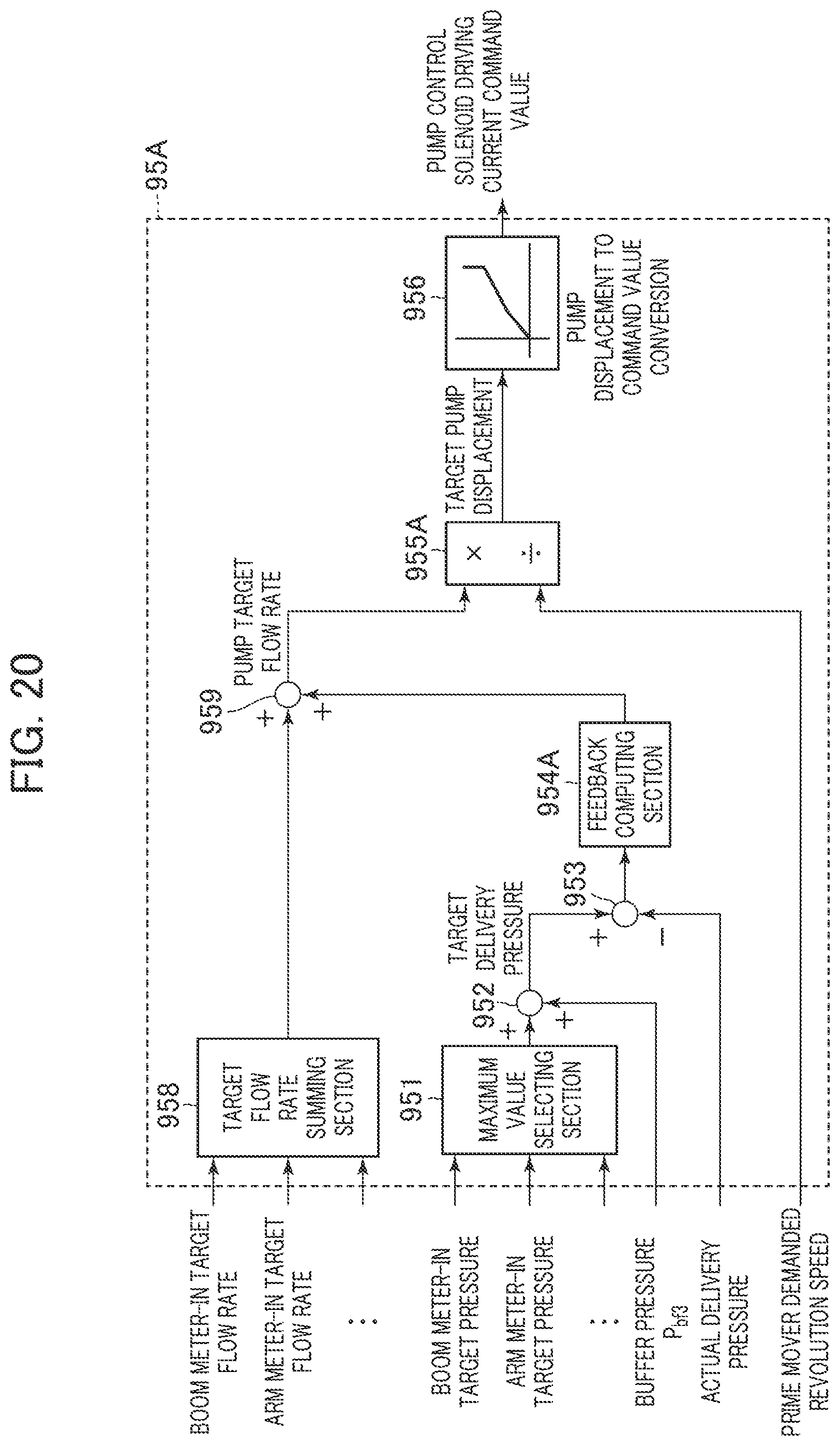 Patent US12460382 Figure 17 – Work machine