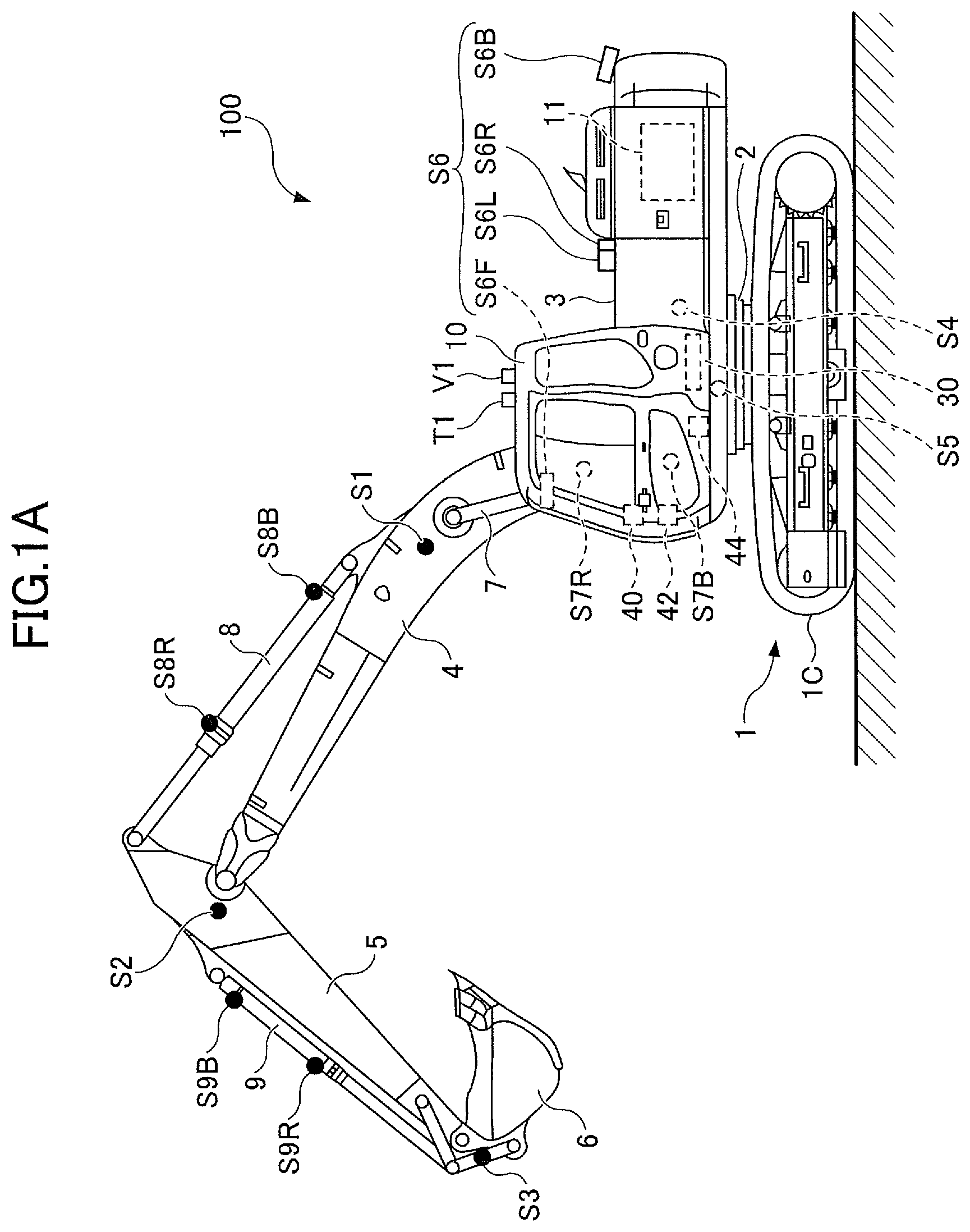 Patent US12460383 Figure 1 – Work machine and information processing apparatus