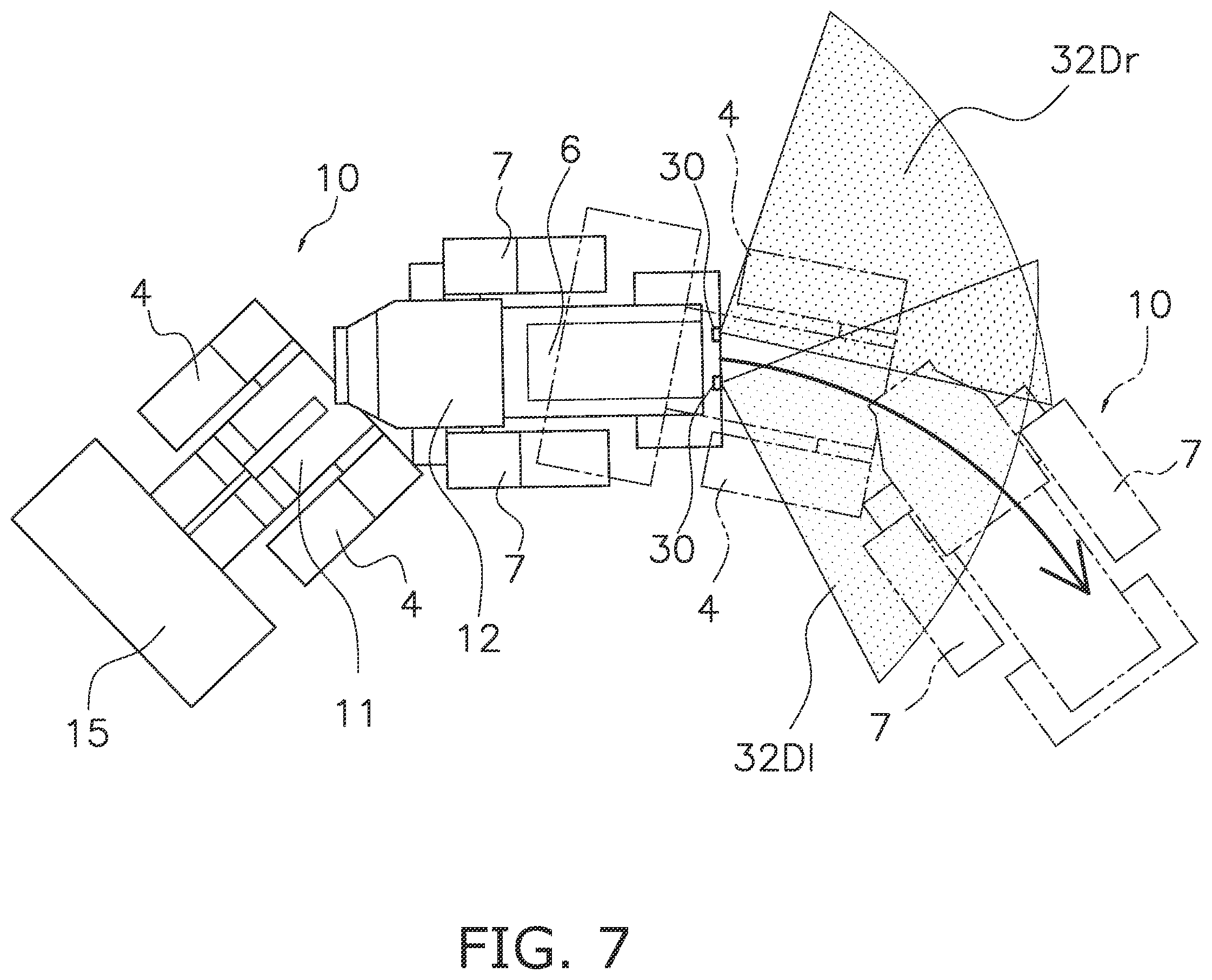 Patent US12460387 Figure 9 – Work machine