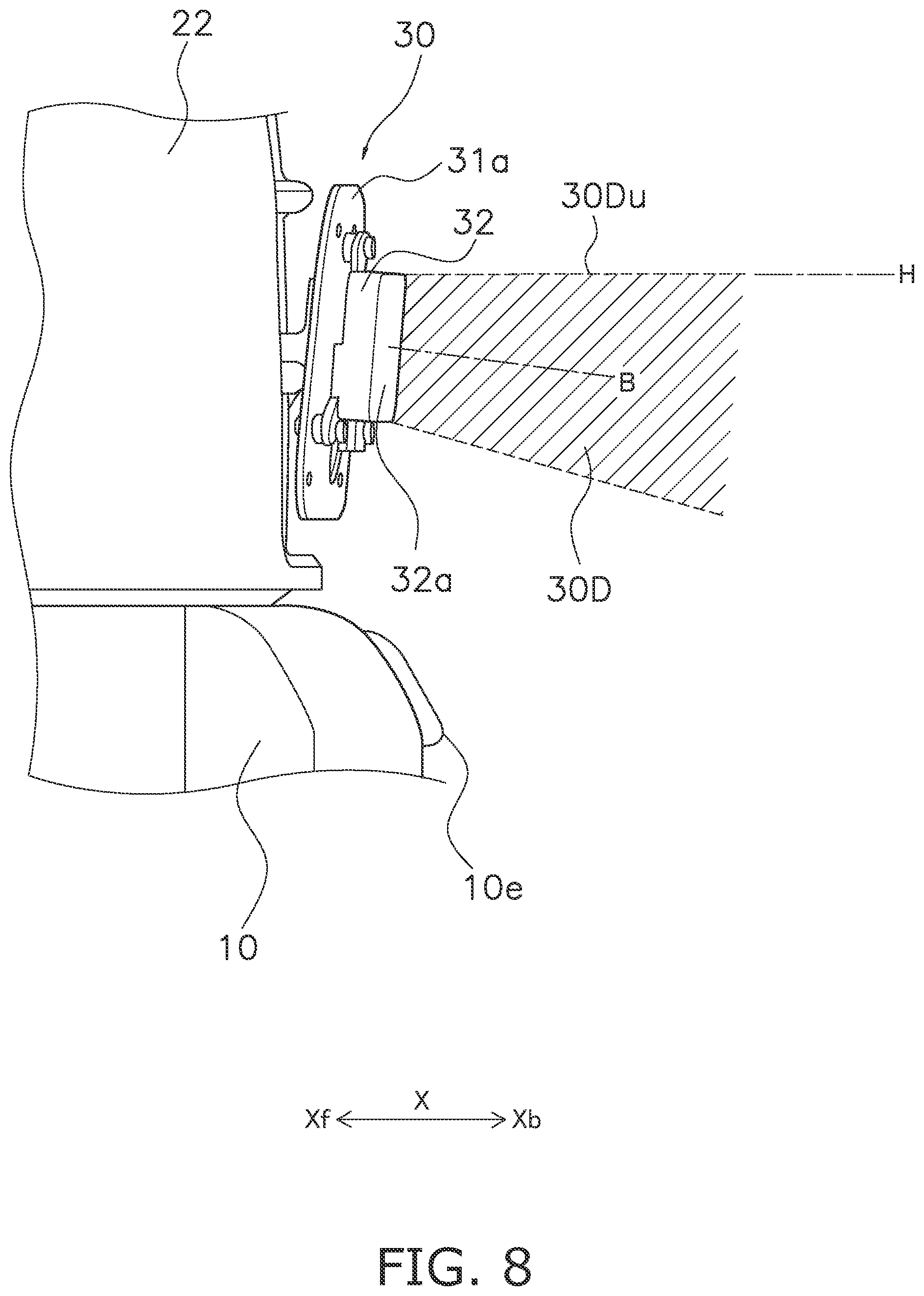 Patent US12460387 Figure 10 – Work machine