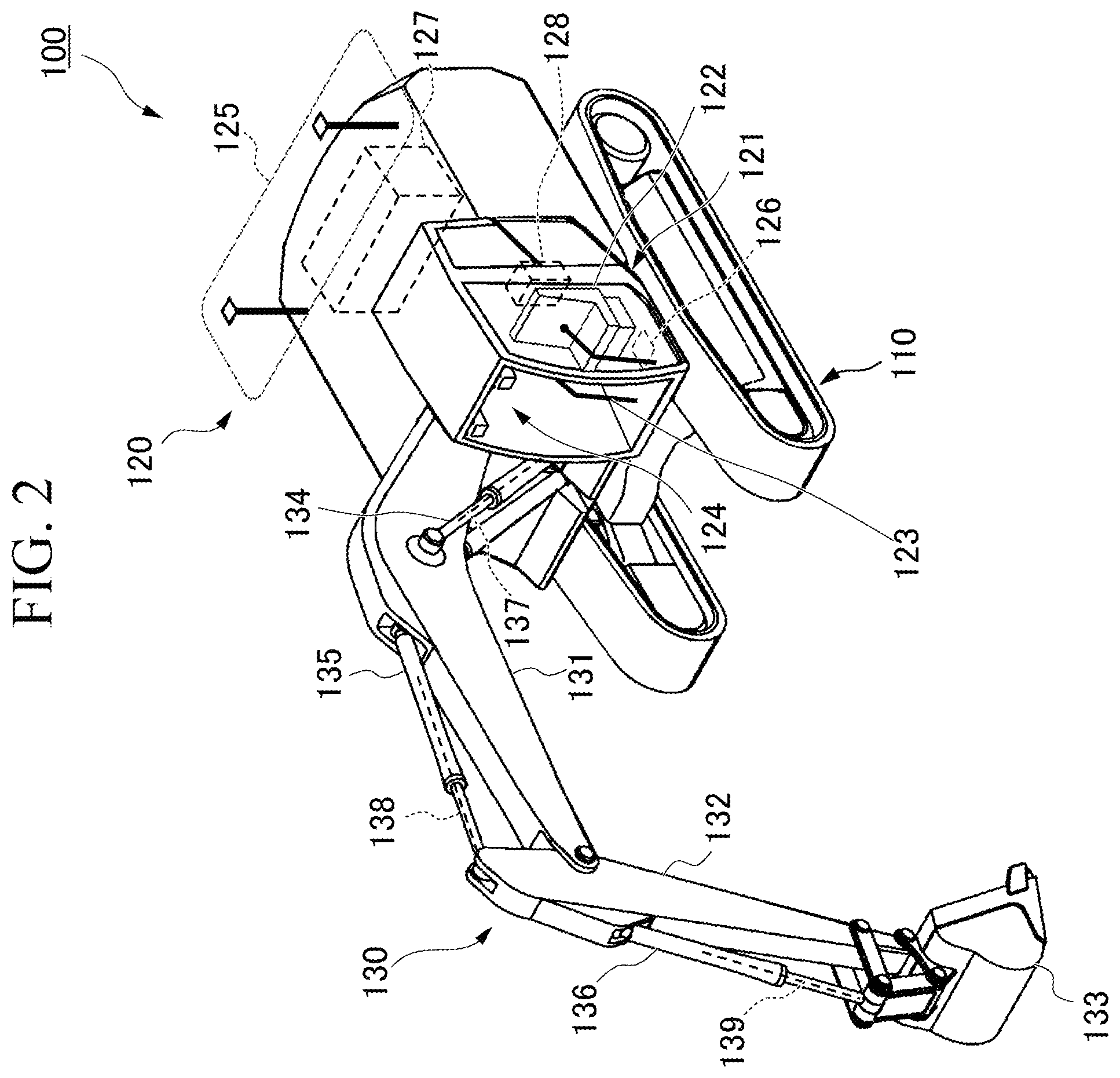 Patent US12460388 Figure 2 – Control device and control method for work machine