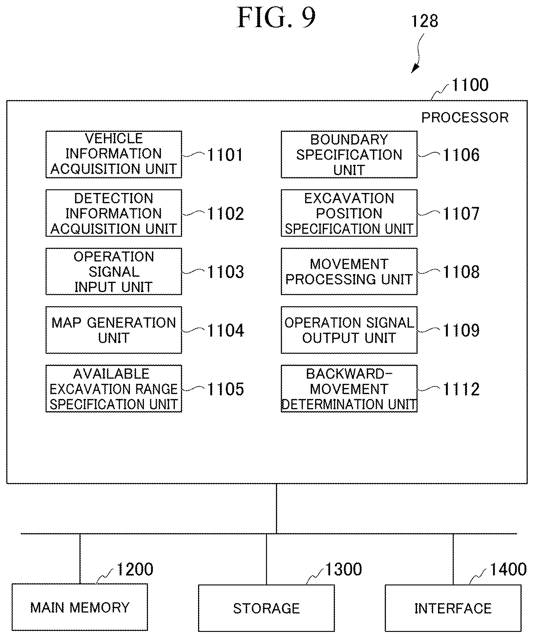 Patent US12460388 Figure 9 – Control device and control method for work machine
