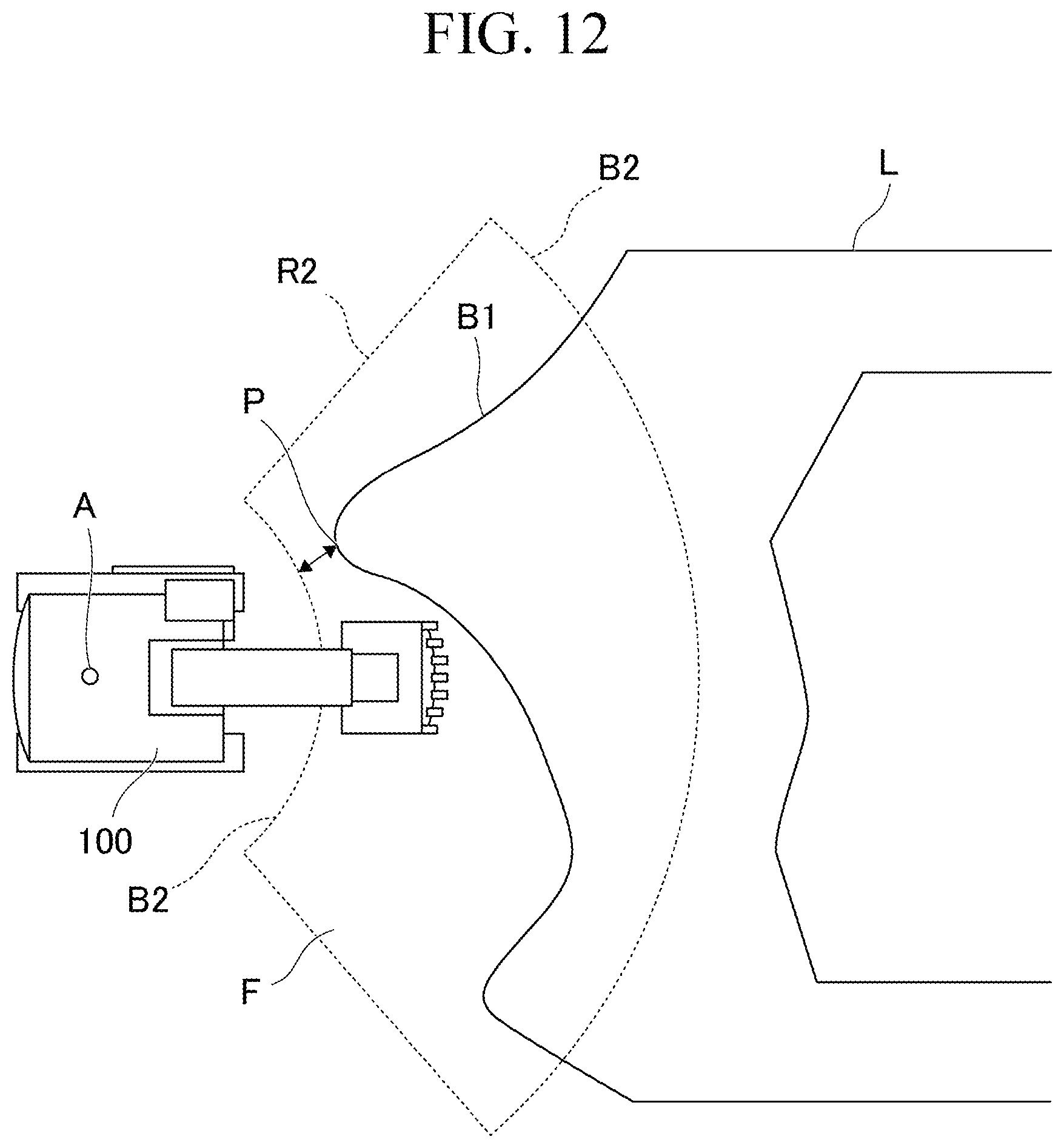 Patent US12460388 Figure 12 – Control device and control method for work machine