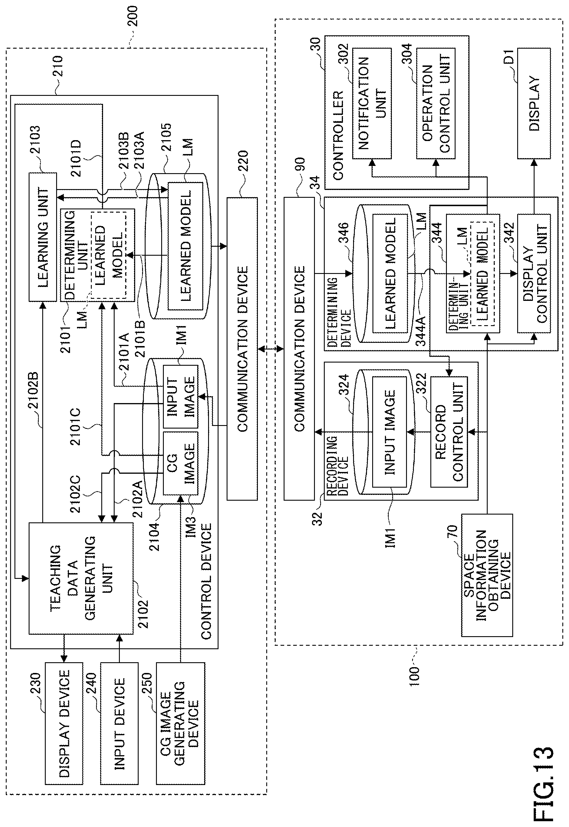 Patent US12460389 Figure 13 – Shovel and construction system