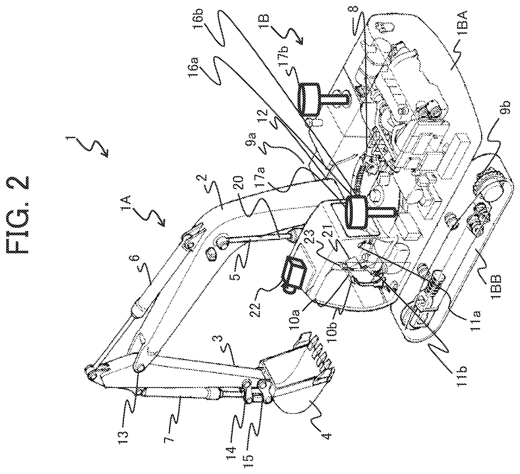 Patent US12460390 Figure 2 – Completed-work information processing system