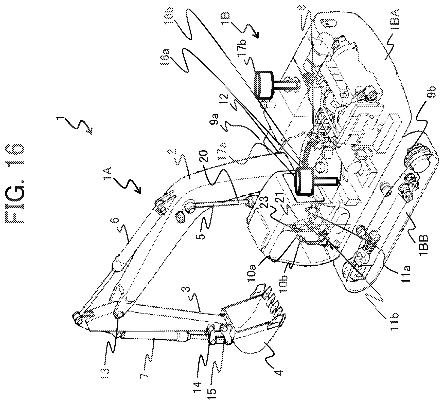 Patent US12460390 Figure 16 – Completed-work information processing system