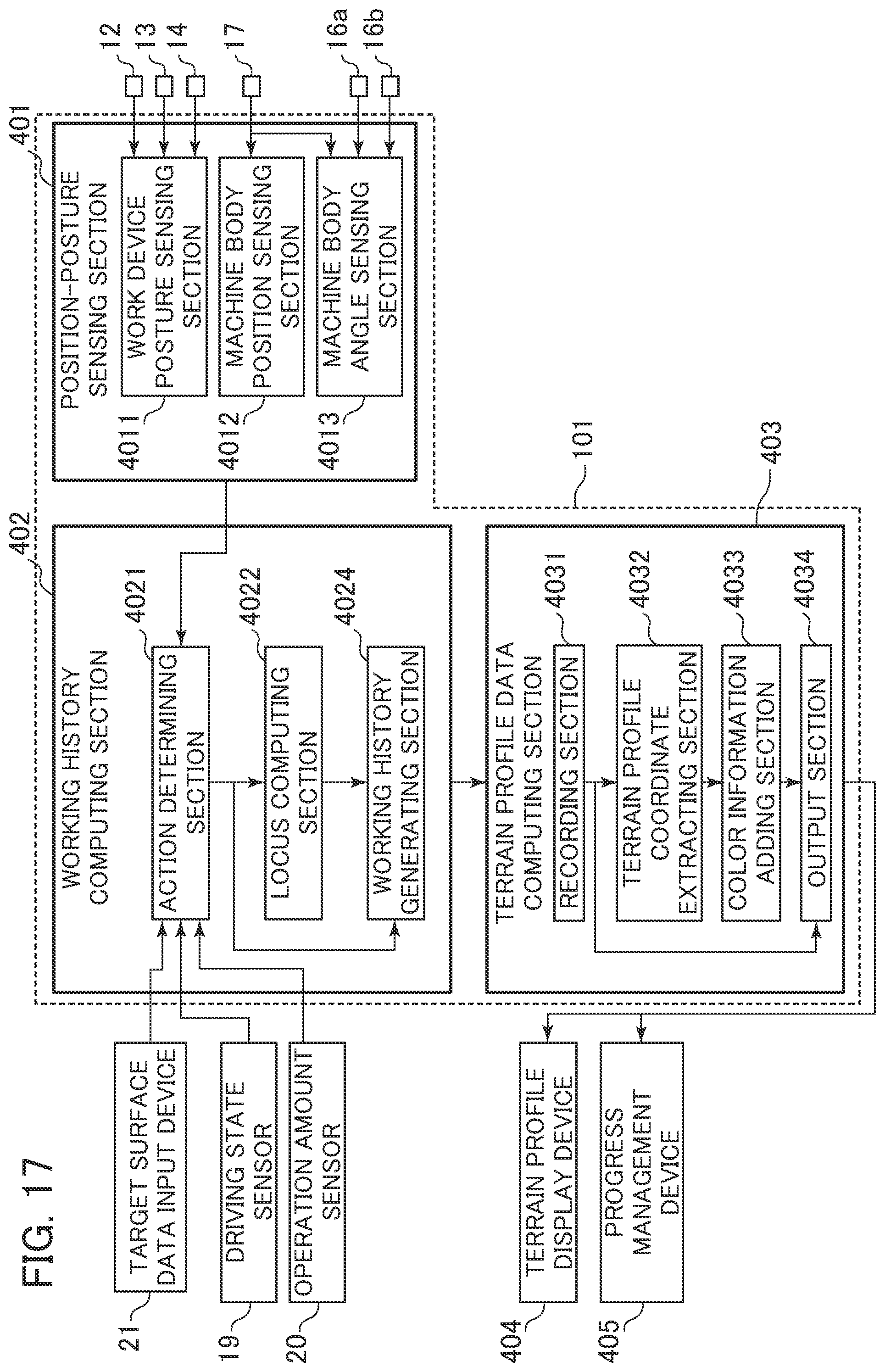 Patent US12460390 Figure 17 – Completed-work information processing system