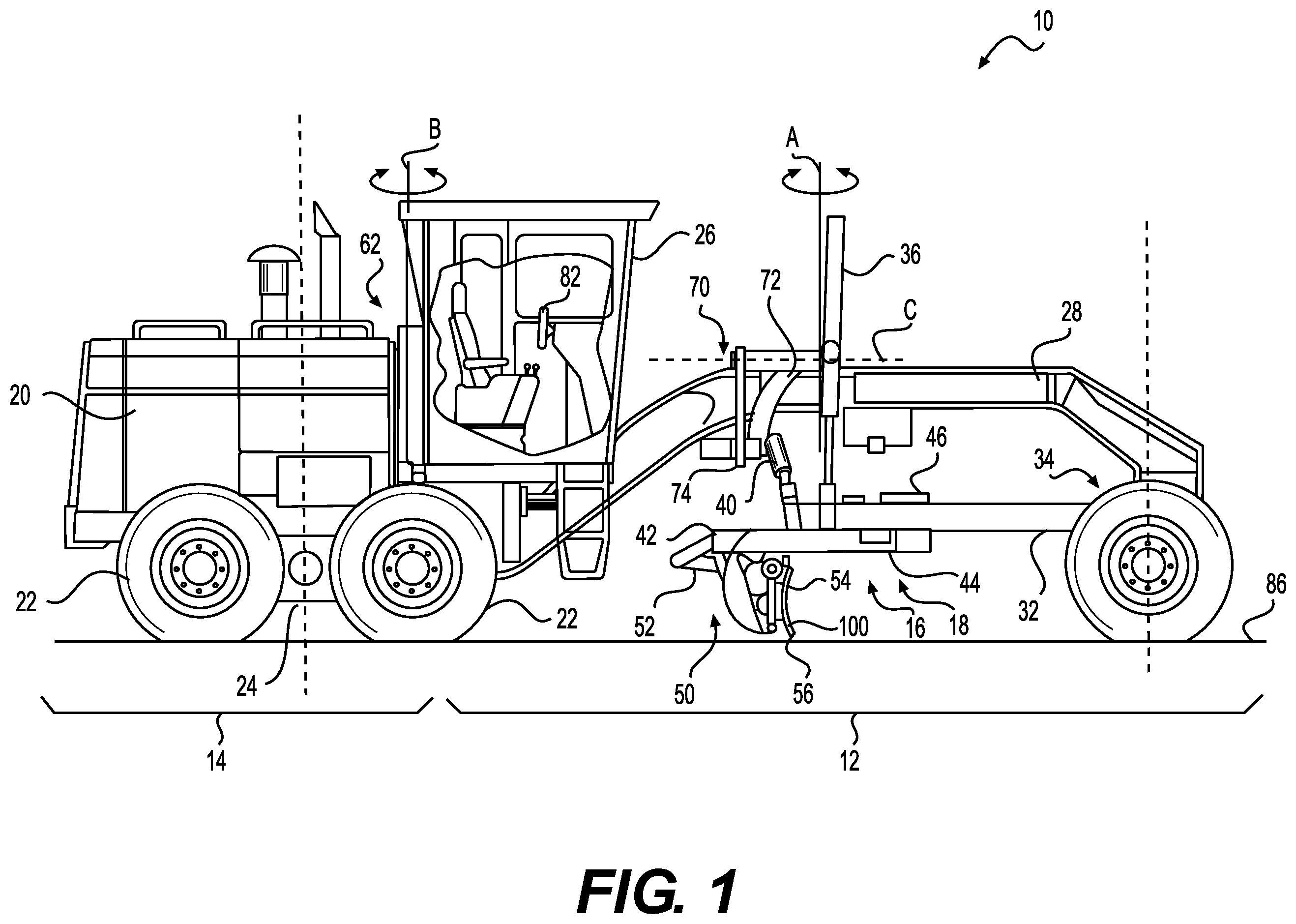 Patent US12460392 Figure 1 – Front access for bit retention