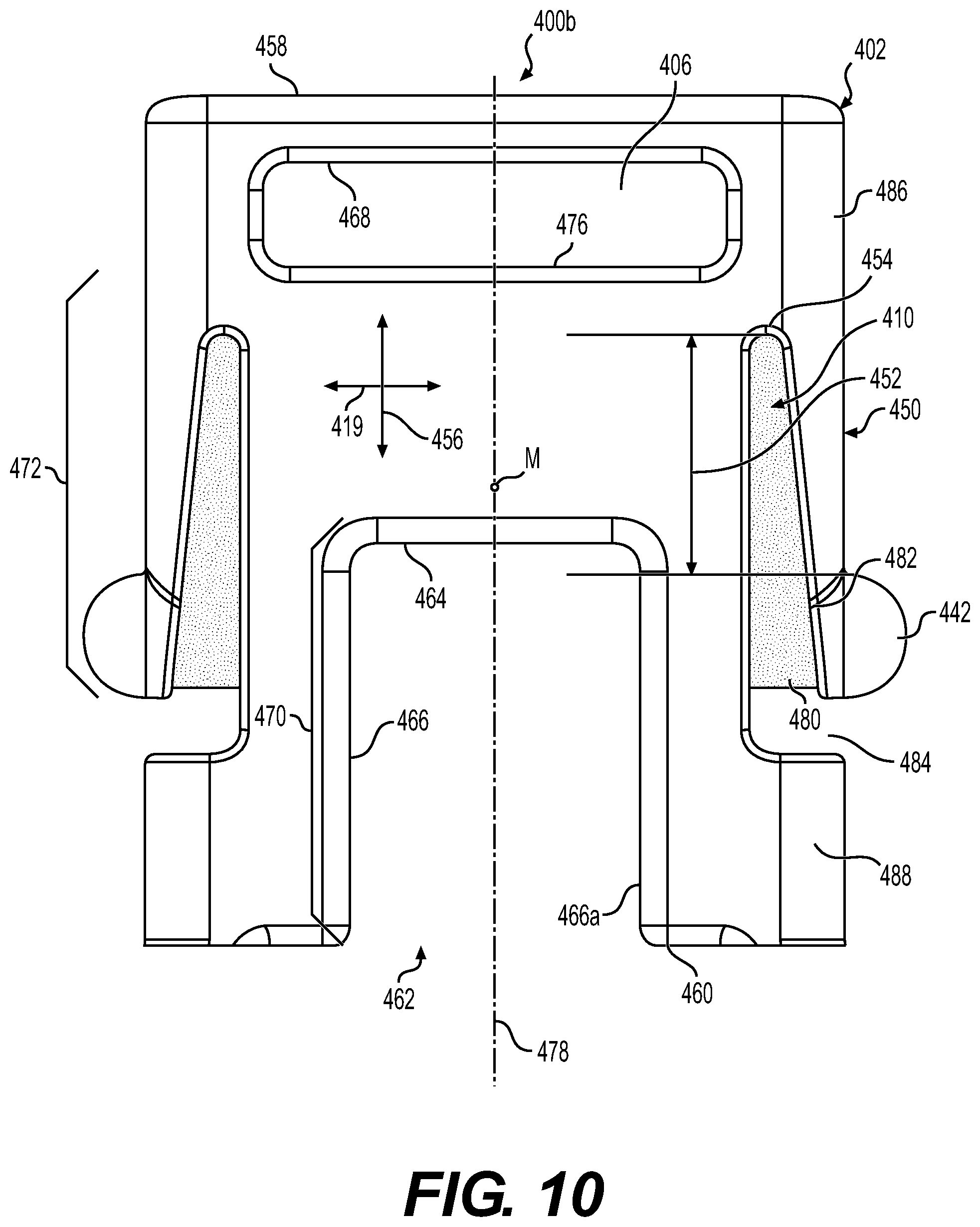 Patent US12460392 Figure 10 – Front access for bit retention