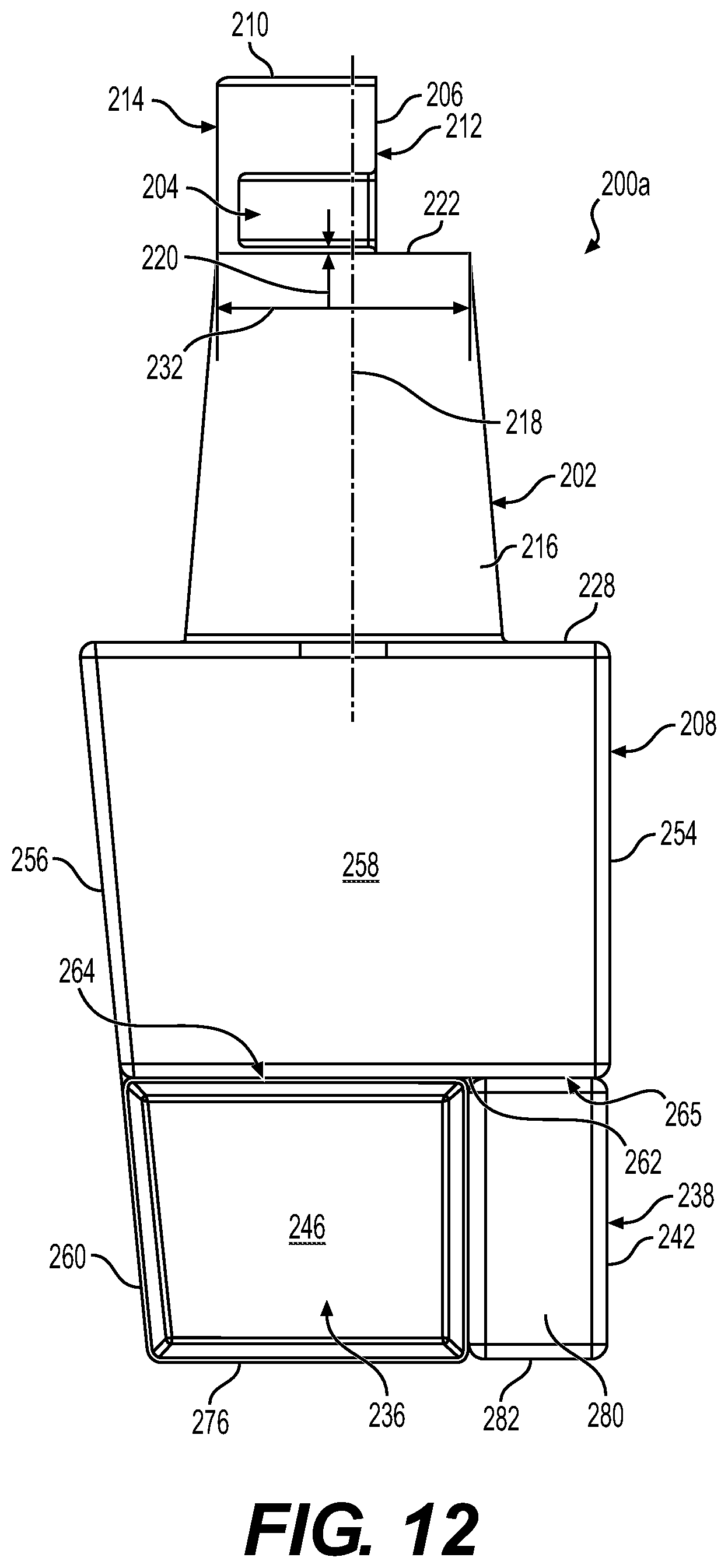Patent US12460392 Figure 12 – Front access for bit retention