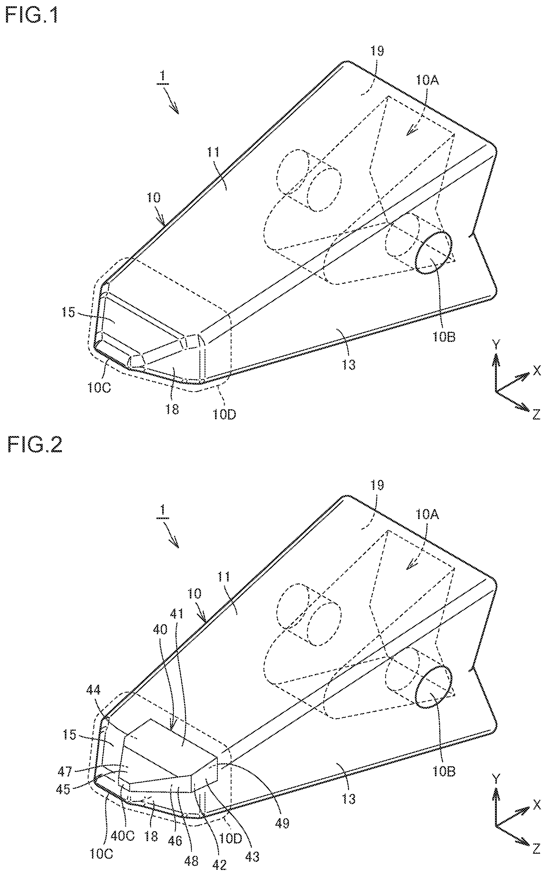 Patent US12460393 Figure 1 – Wear resistant component