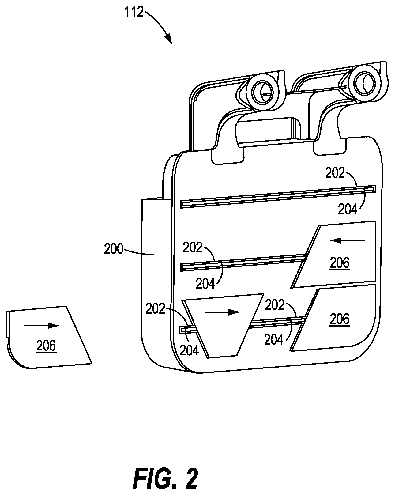 Patent US12460395 Figure 2 – Liner plate mounting assembly