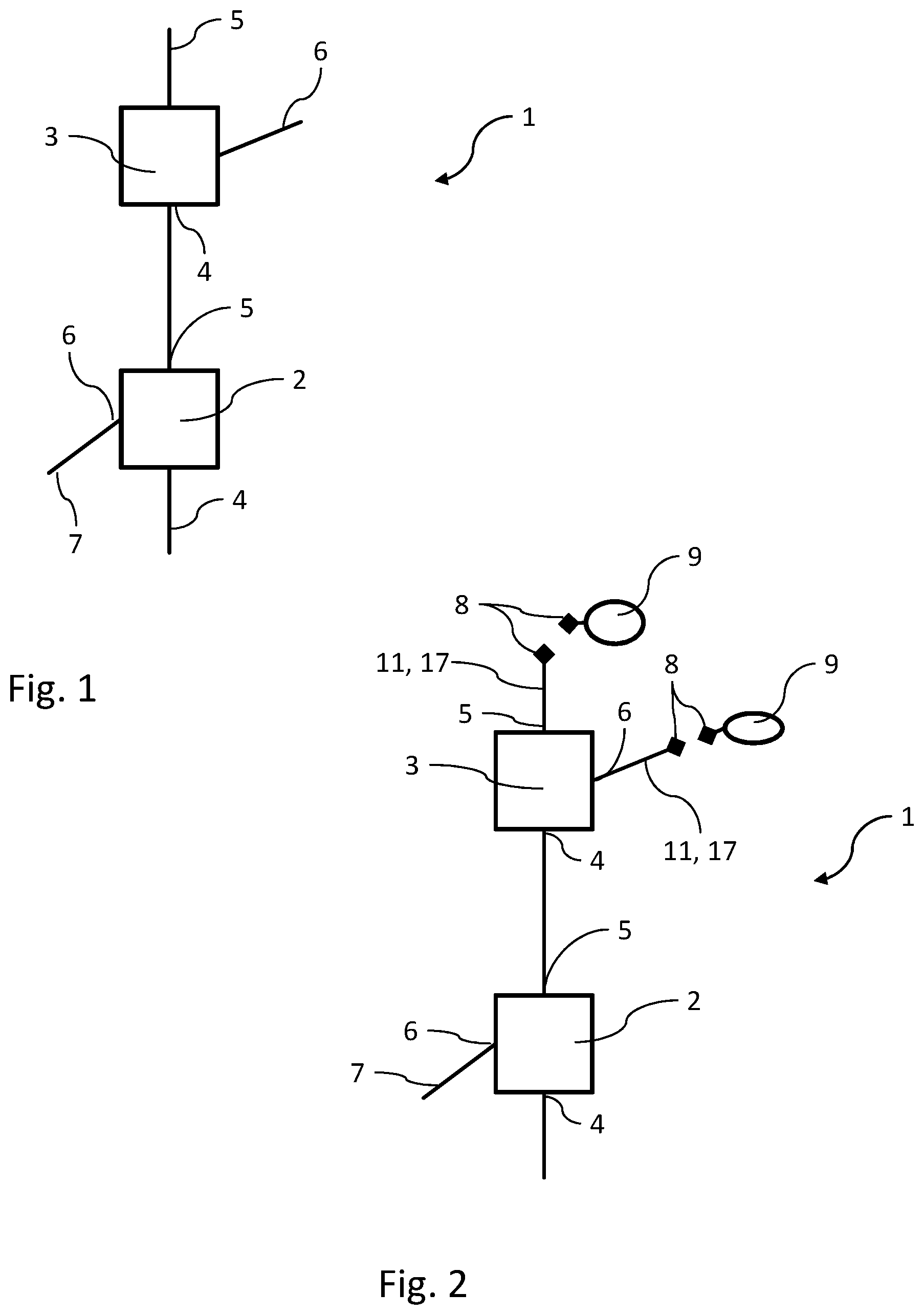Patent US12460399 Figure 1 – Sanitary arrangement