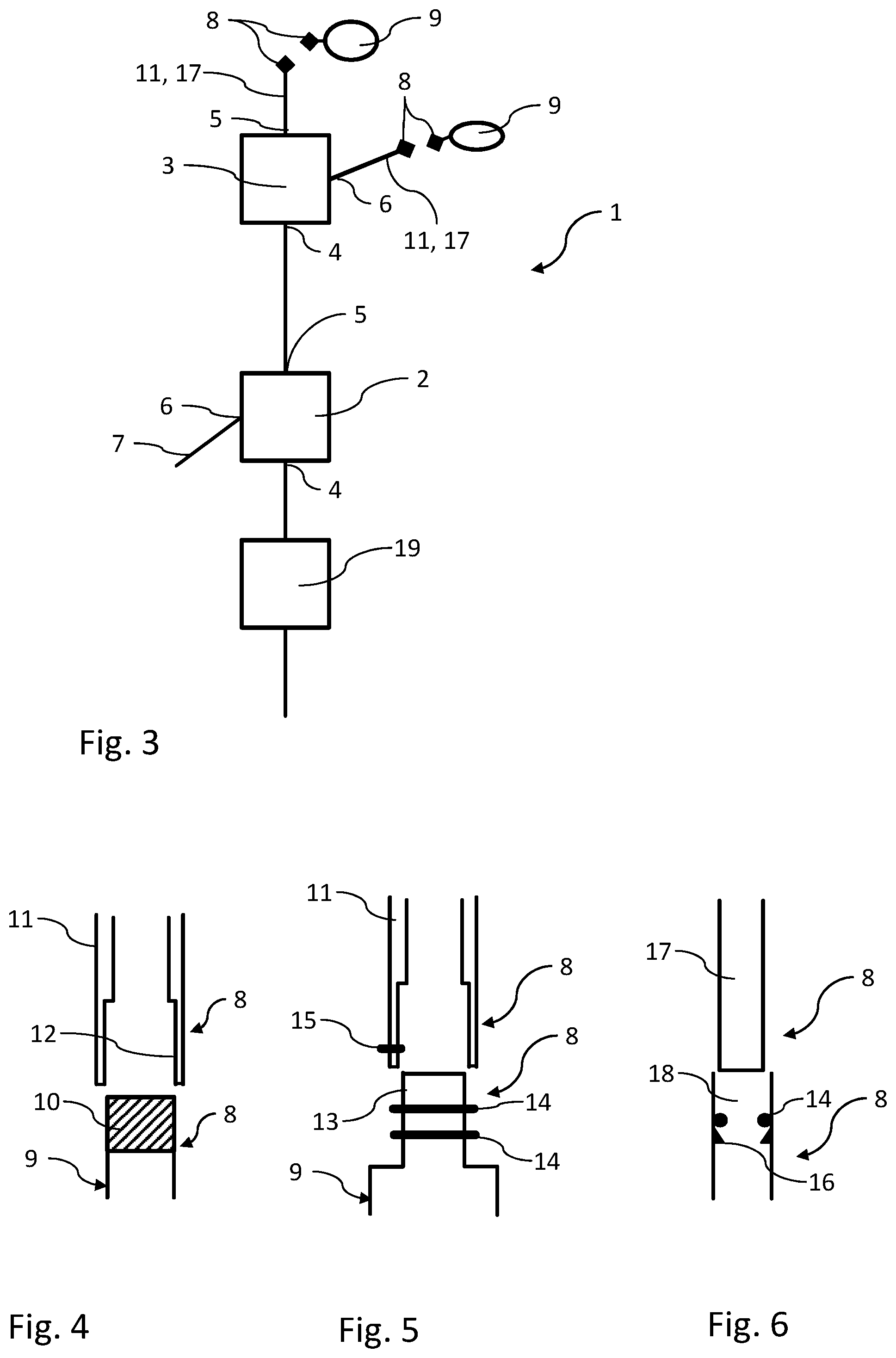 Patent US12460399 Figure 2 – Sanitary arrangement