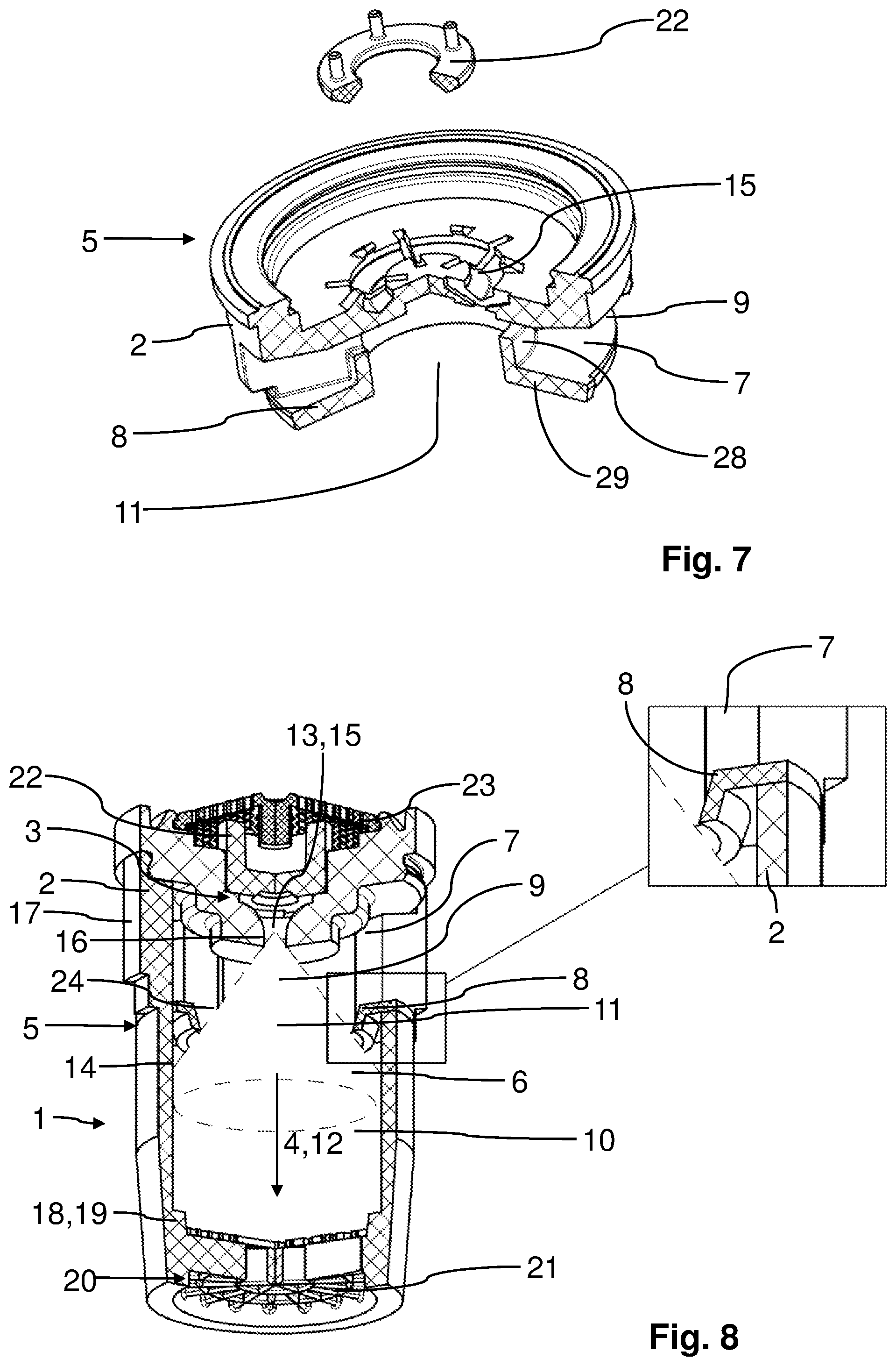 Patent US12460400 Figure 4 – Aerator for generating an aerated liquid stream