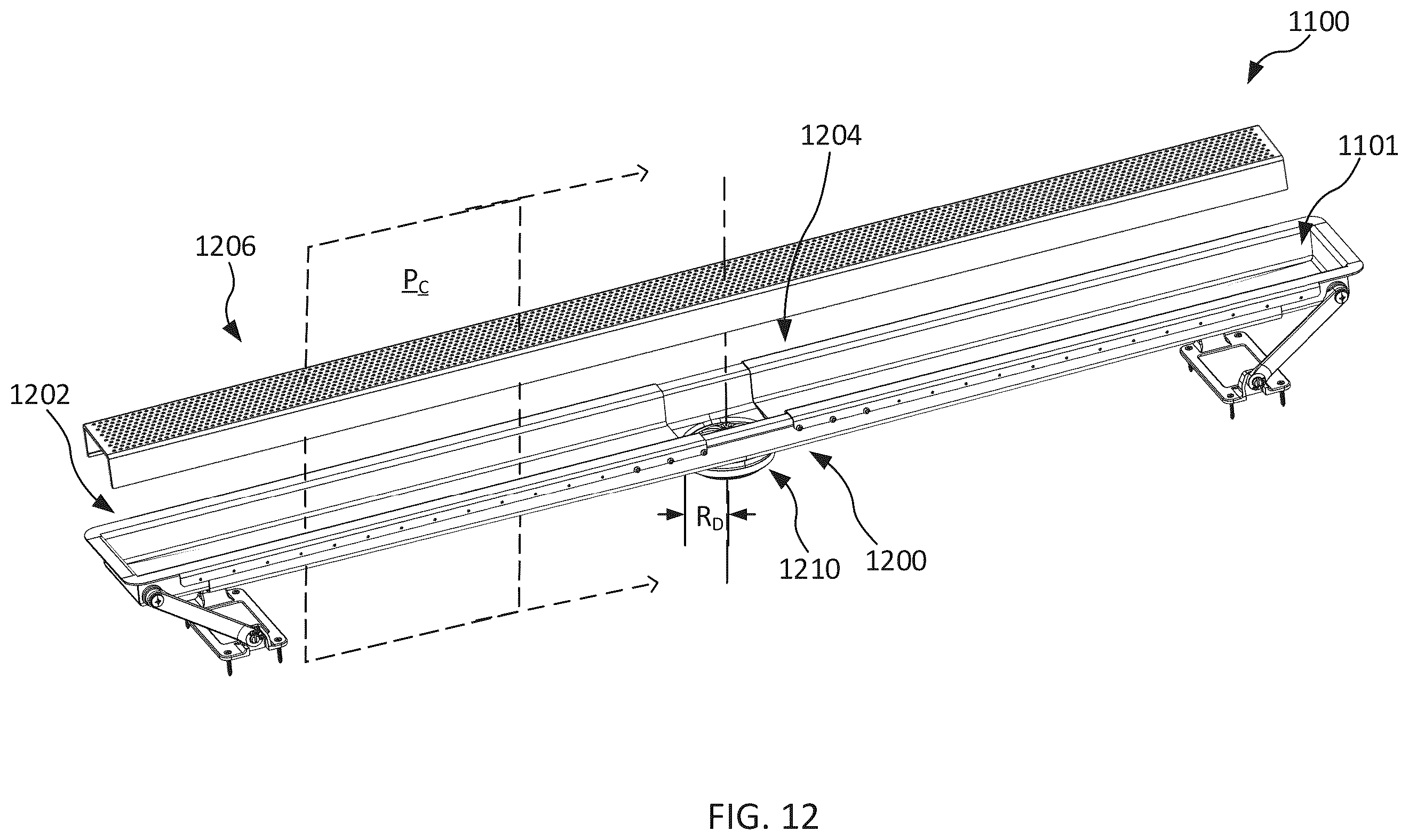 Patent US12460401 Figure 9 – Linear drain assembly