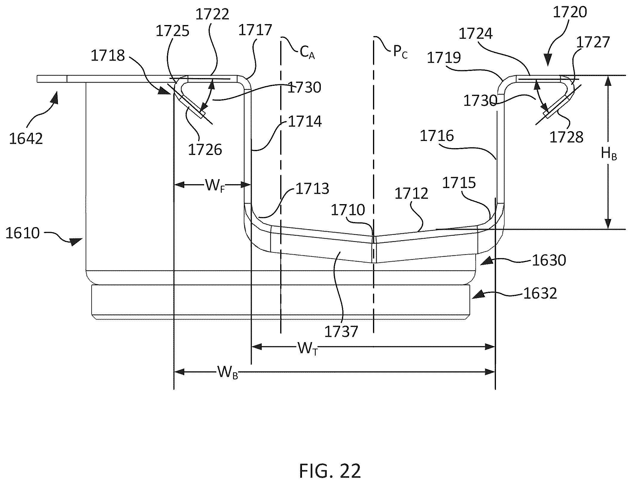 Patent US12460401 Figure 17 – Linear drain assembly