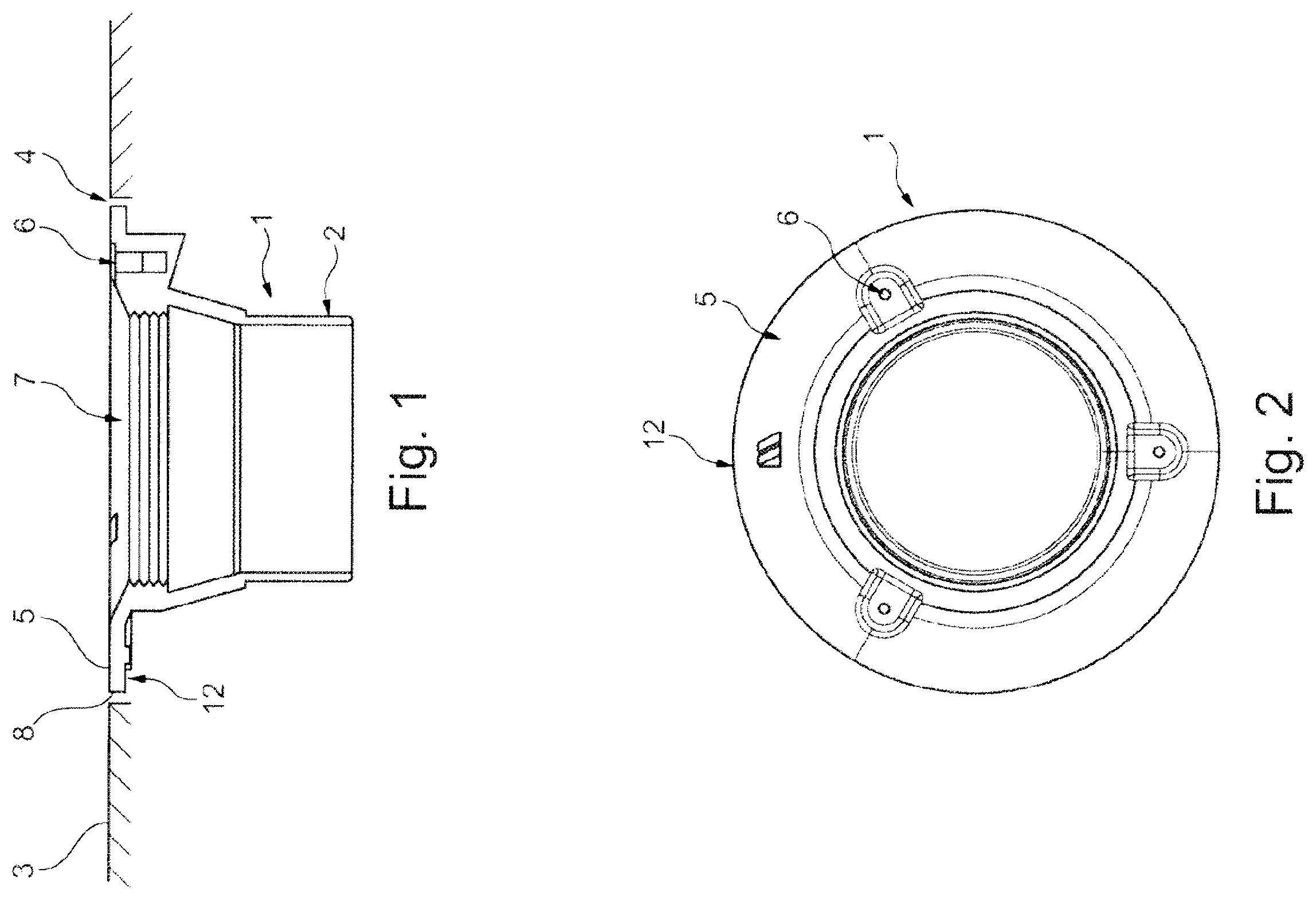 Patent US12460402 Figure 1 – Fast installation cap and drain