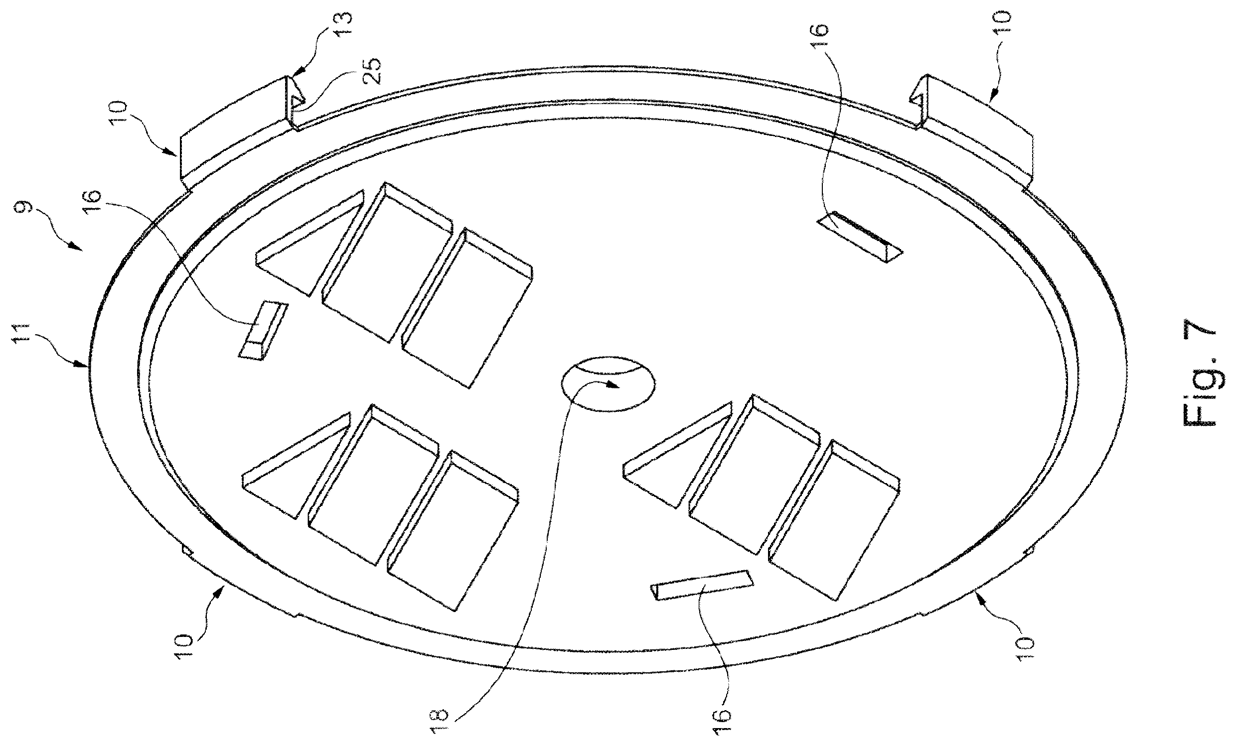 Patent US12460402 Figure 3 – Fast installation cap and drain