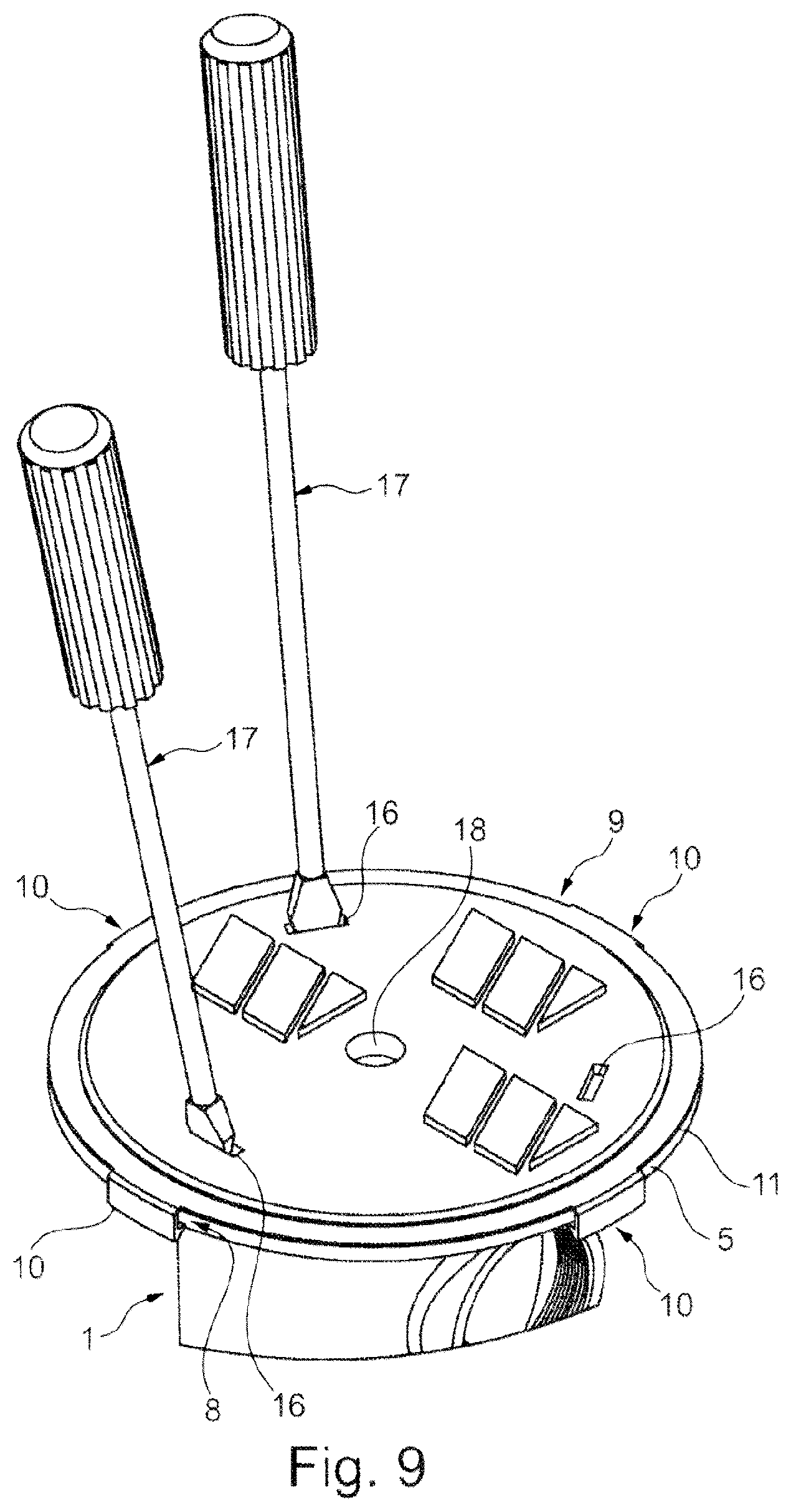 Patent US12460402 Figure 5 – Fast installation cap and drain
