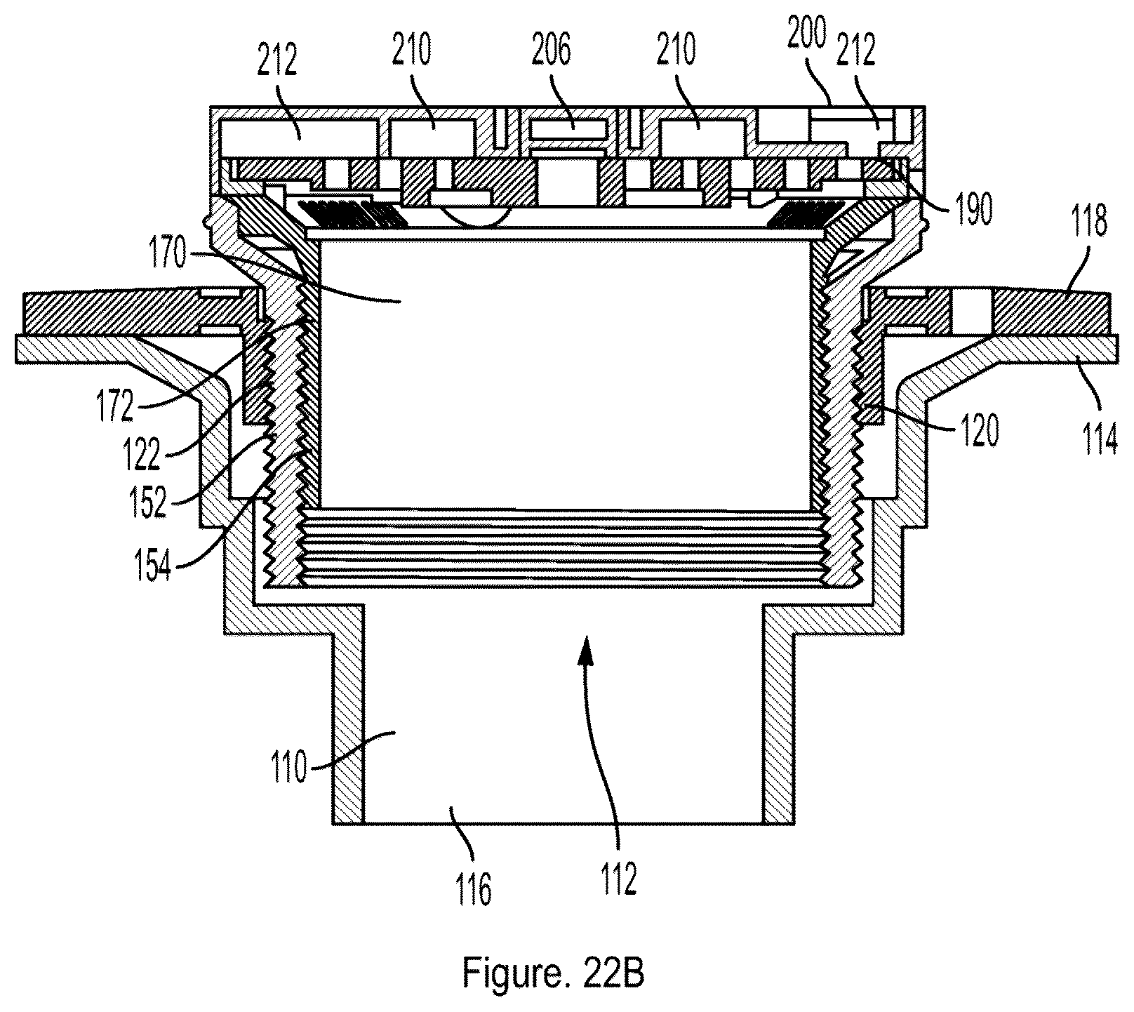 Patent US12460402 Figure 11 – Fast installation cap and drain