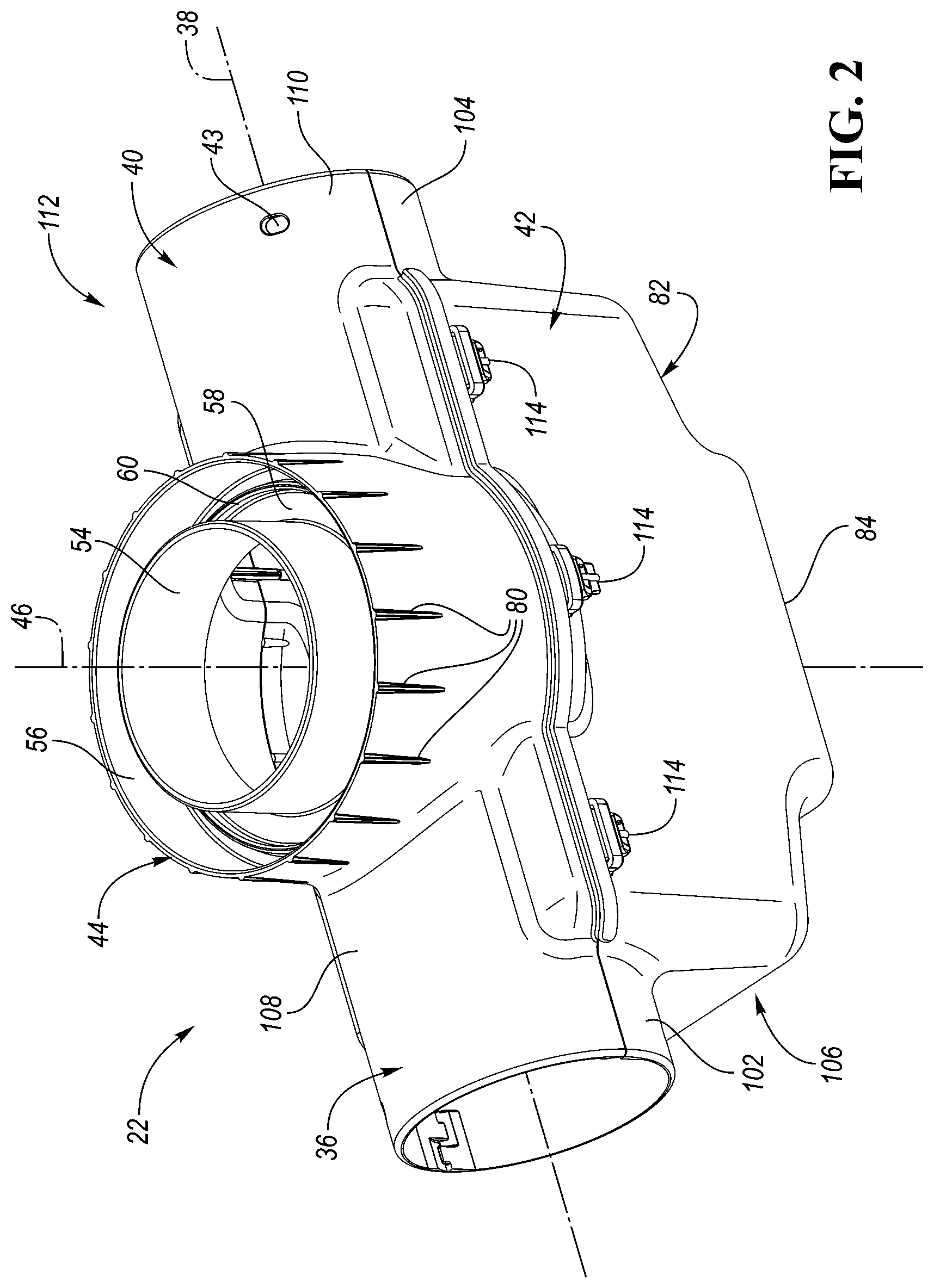 Patent US12460403 Figure 2 – Catch basin system and corresponding water drainage system