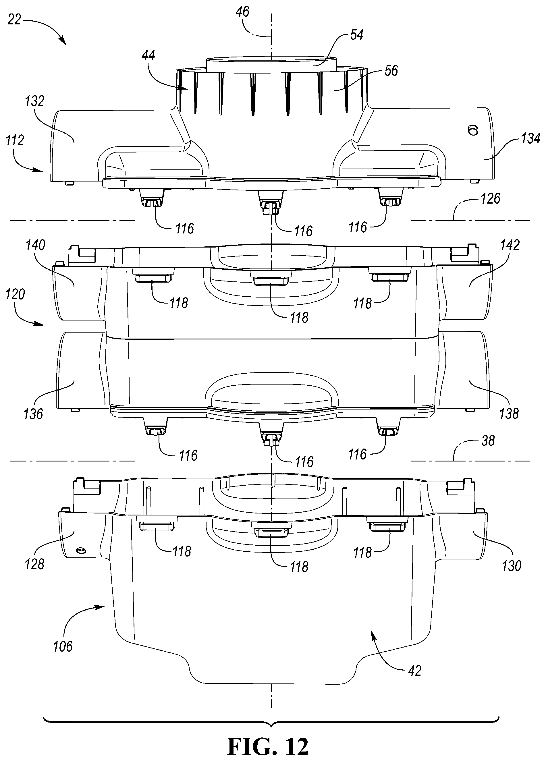 Patent US12460403 Figure 11 – Catch basin system and corresponding water drainage system
