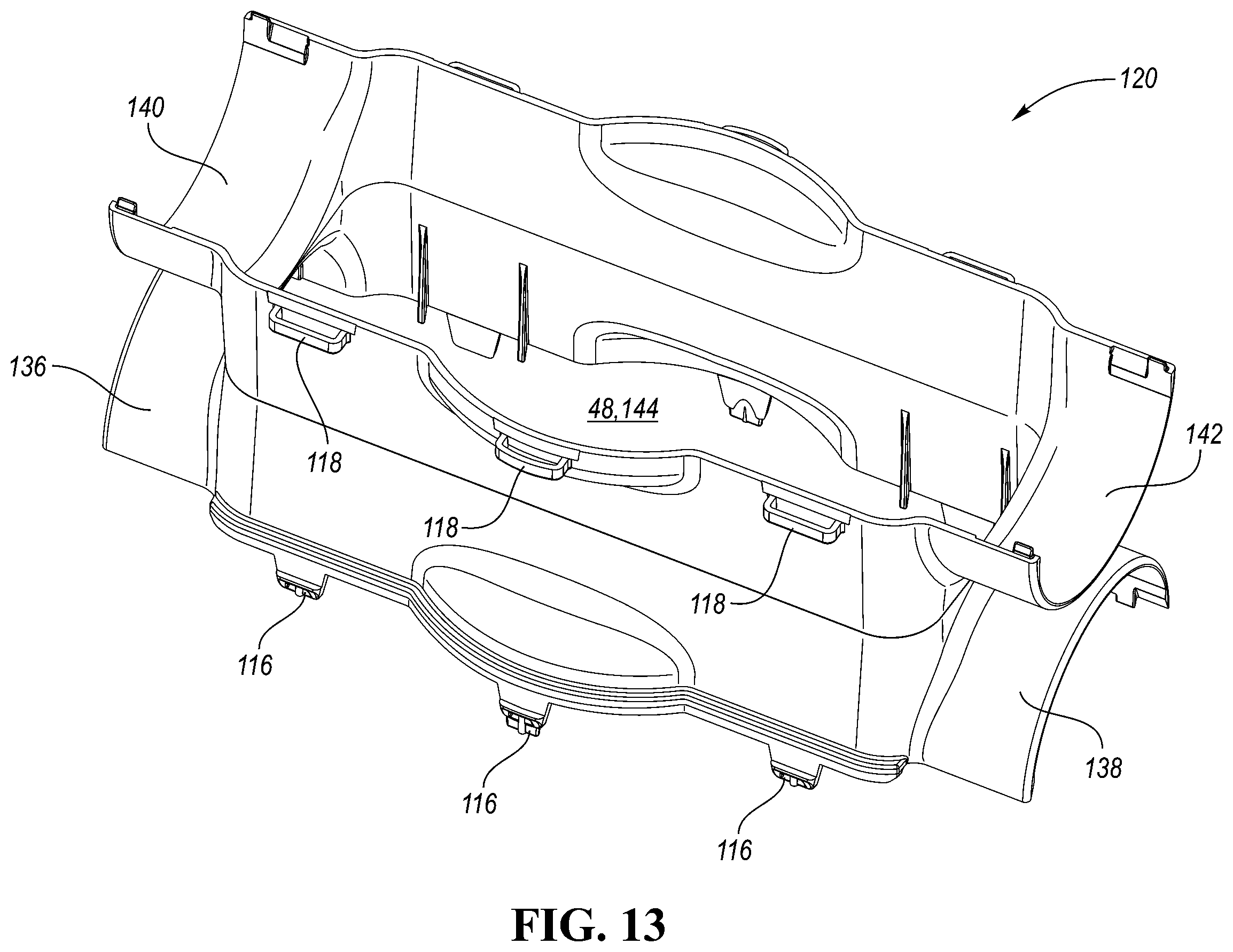 Patent US12460403 Figure 12 – Catch basin system and corresponding water drainage system