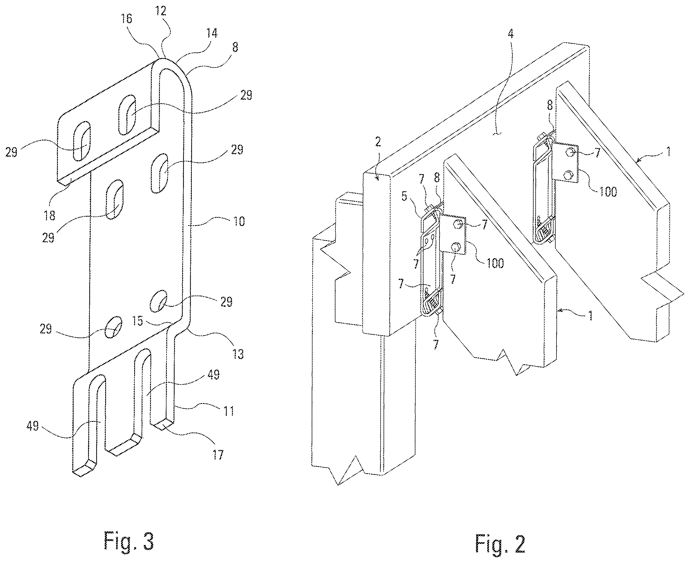 Patent US12460406 Figure 2 – Concealed hanger