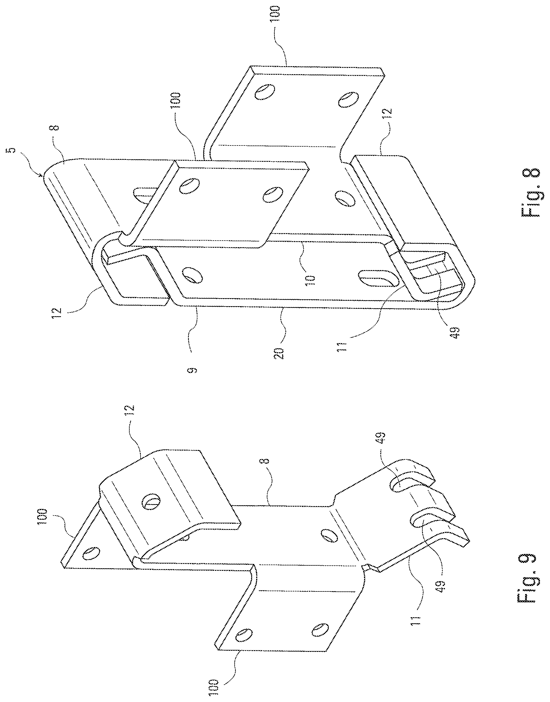 Patent US12460406 Figure 5 – Concealed hanger