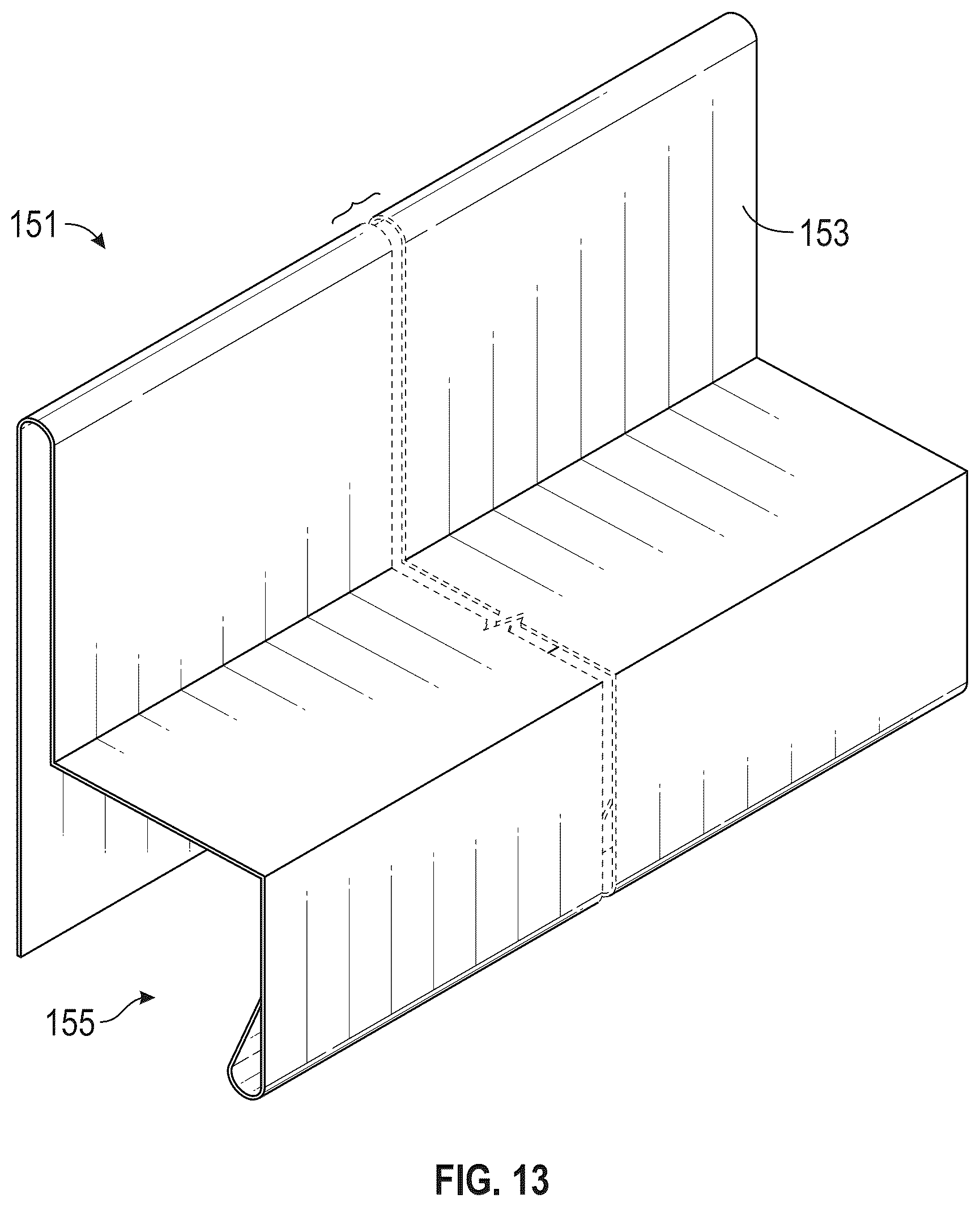 Patent US12460407 Figure 10 – Perimeter barrier for a building structure