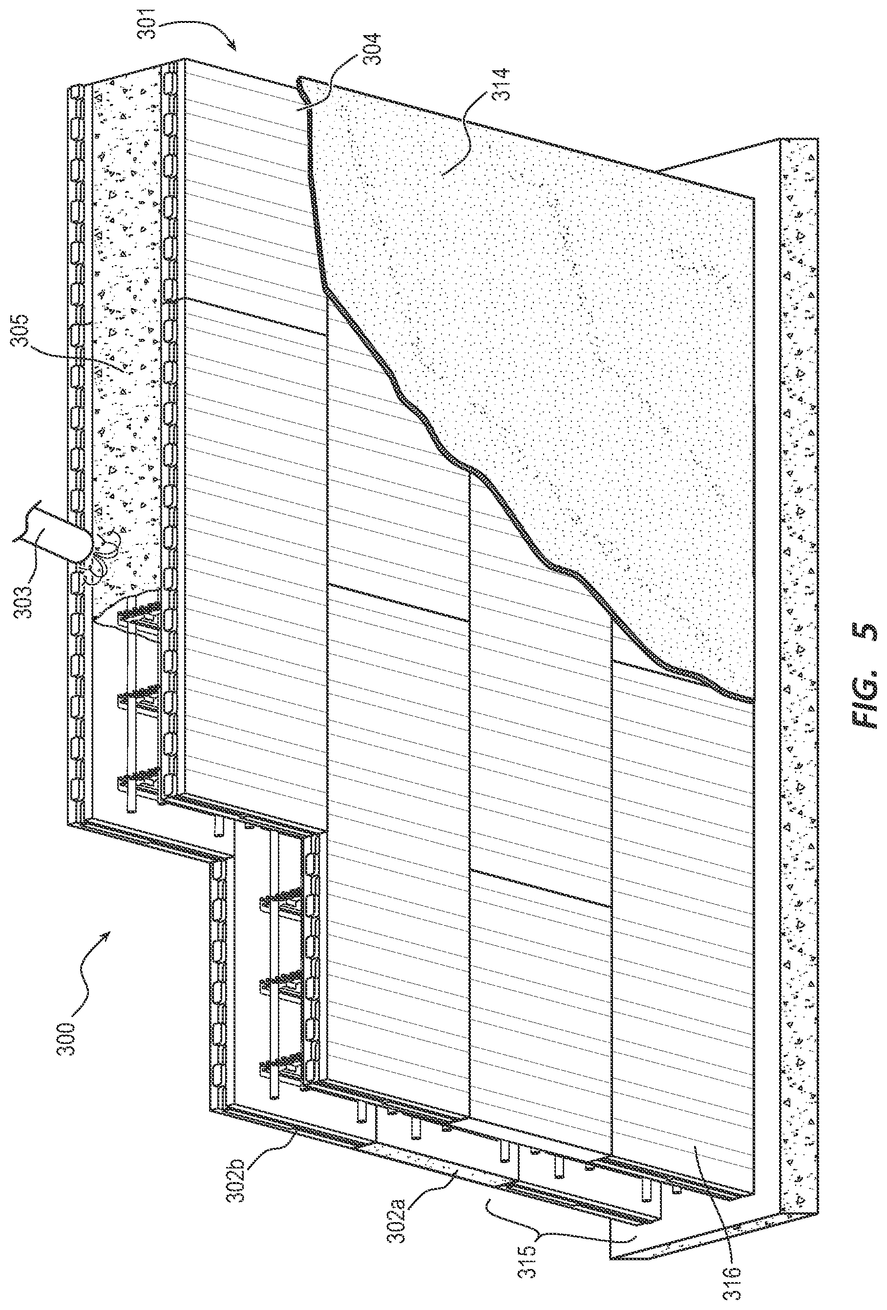 Patent US12460409 Figure 3 – Lightweight blocks with stone-like appearance